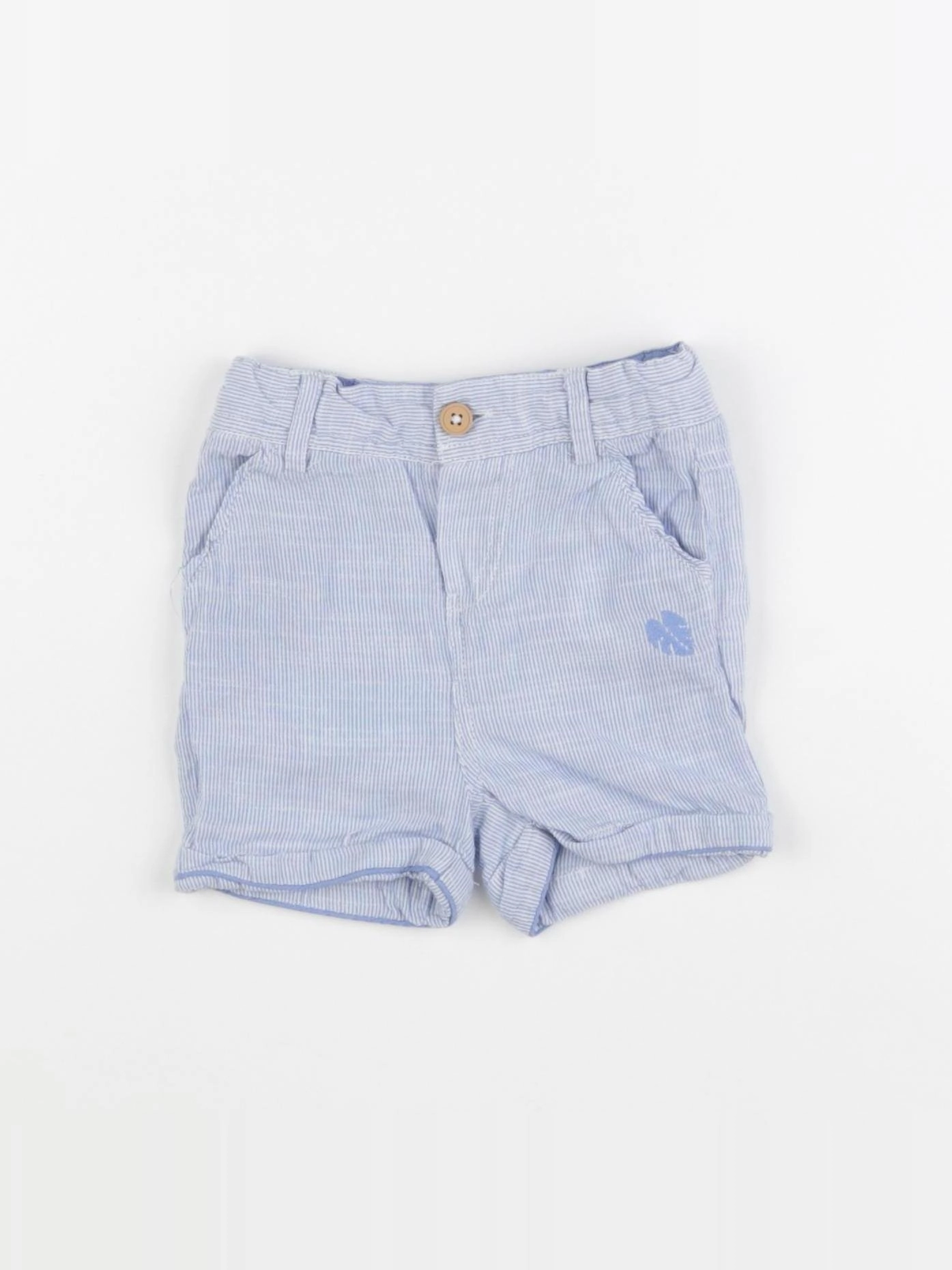 Cadet Rousselle - short bleu - 3 mois