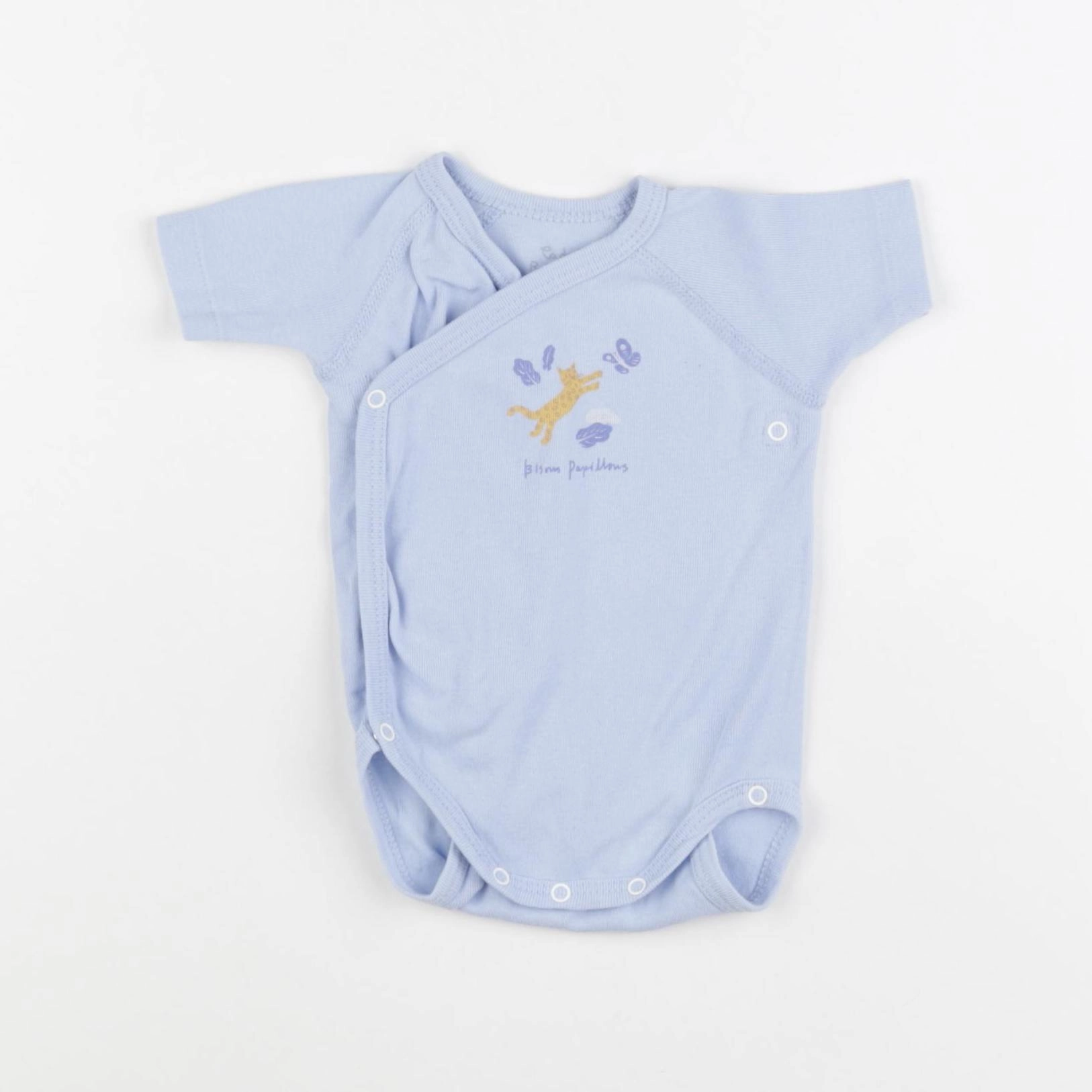 Cadet Rousselle - body bleu - 3 mois