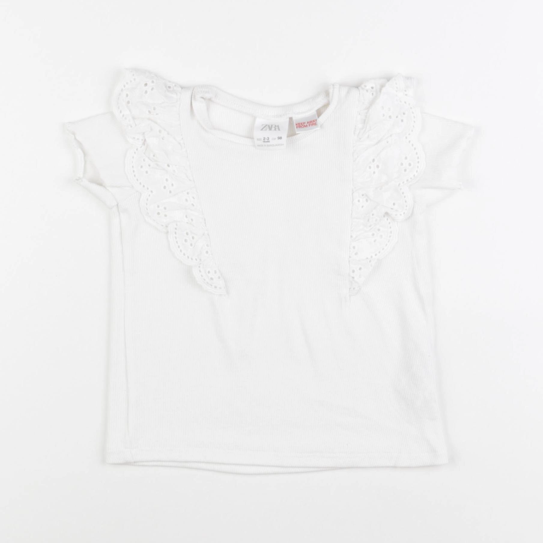 Zara - débardeur blanc - 2/3 ans