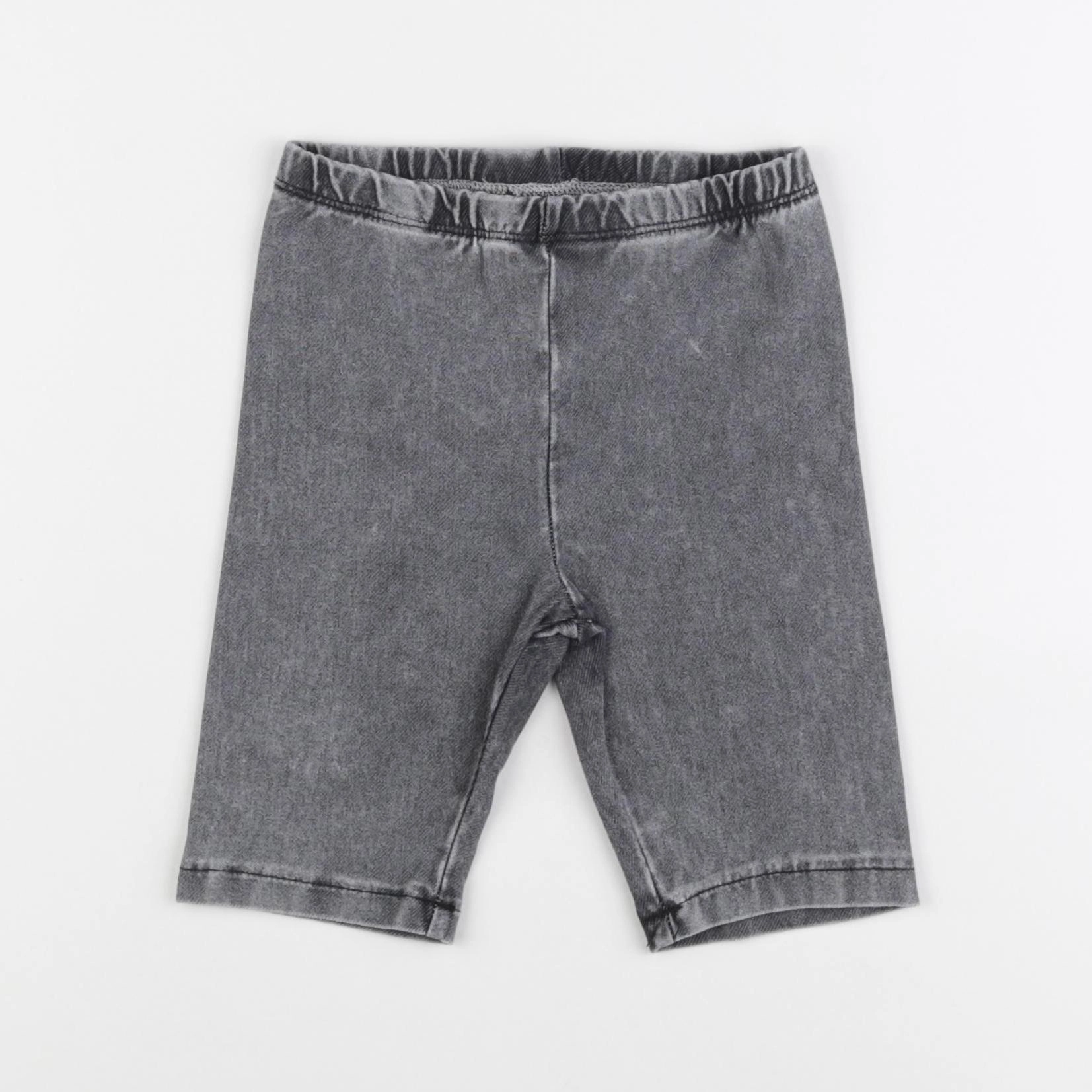 H&M - legging court gris - 5/6 ans