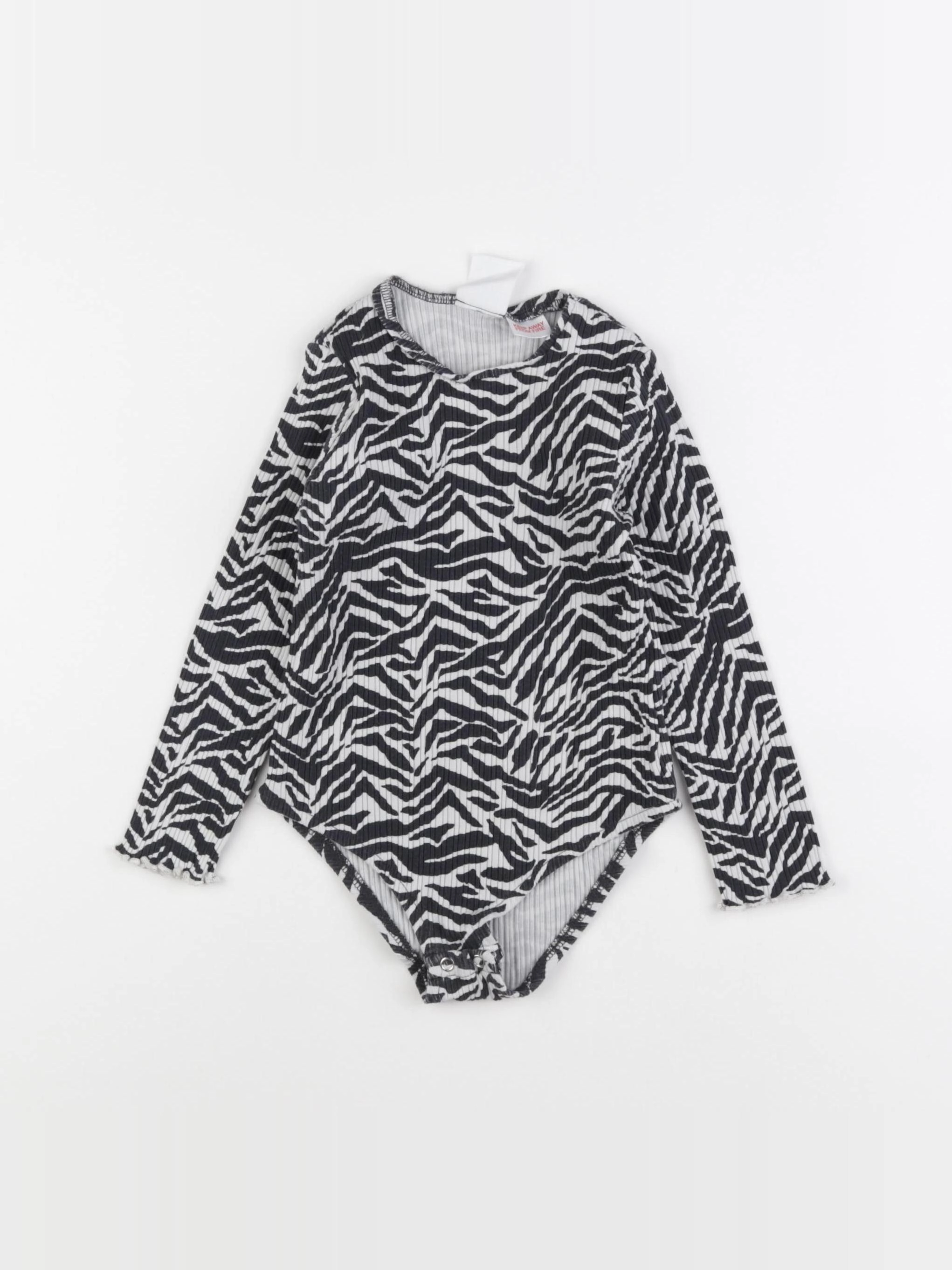 Zara - body tee-shirt noir - 3/4 ans