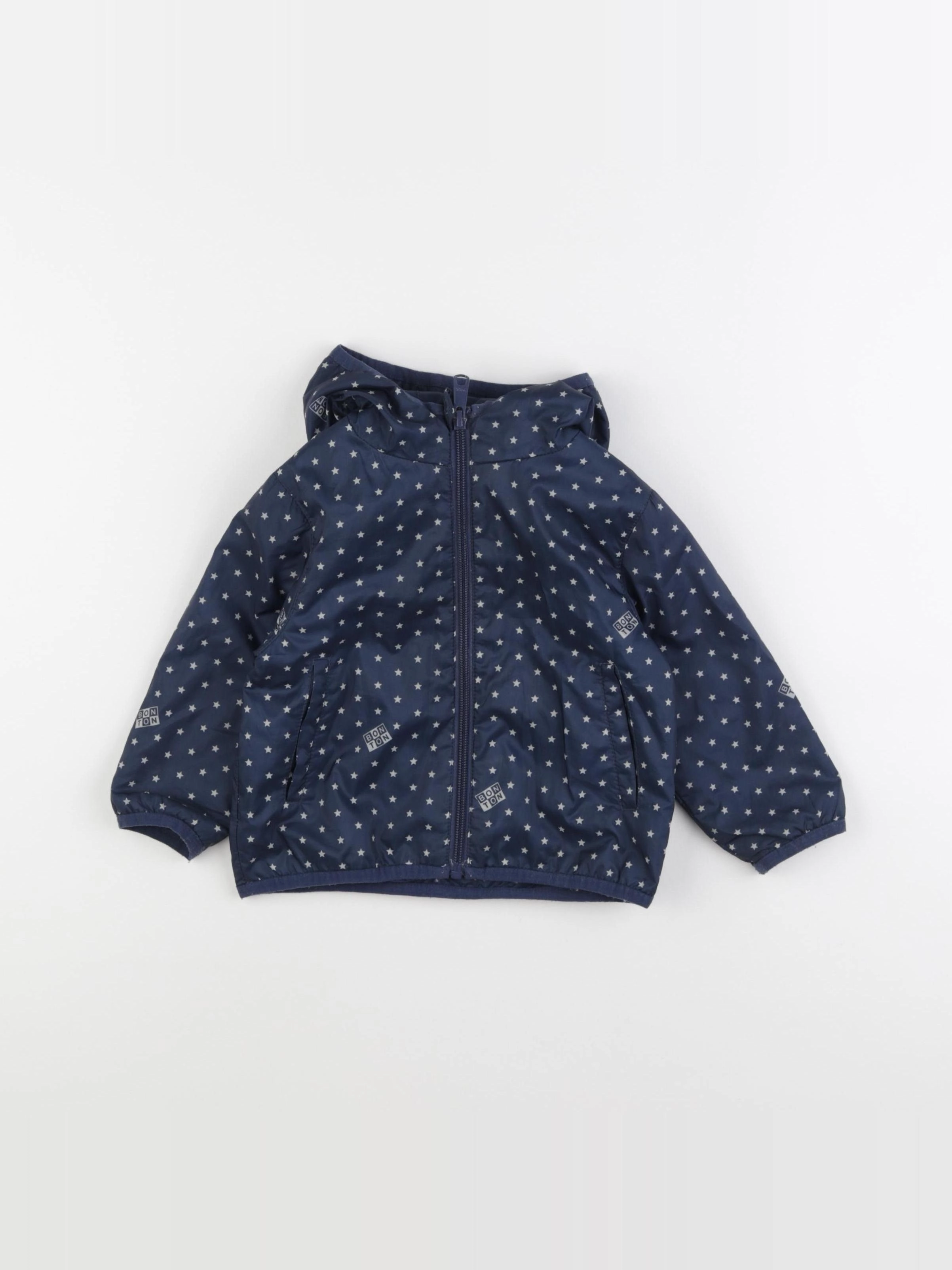 Bonton - coupe-vent bleu - 18 mois