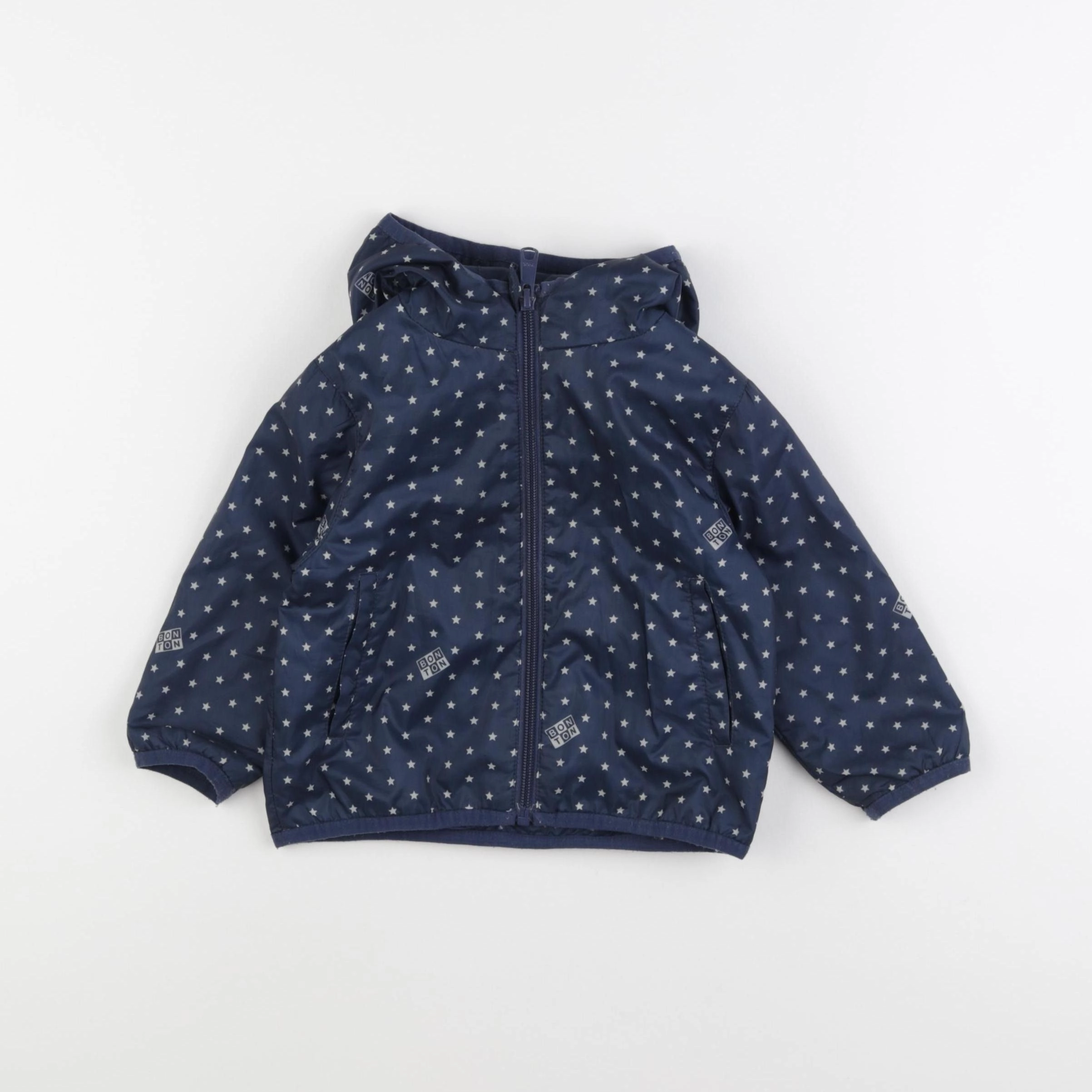 Bonton - coupe-vent bleu - 18 mois