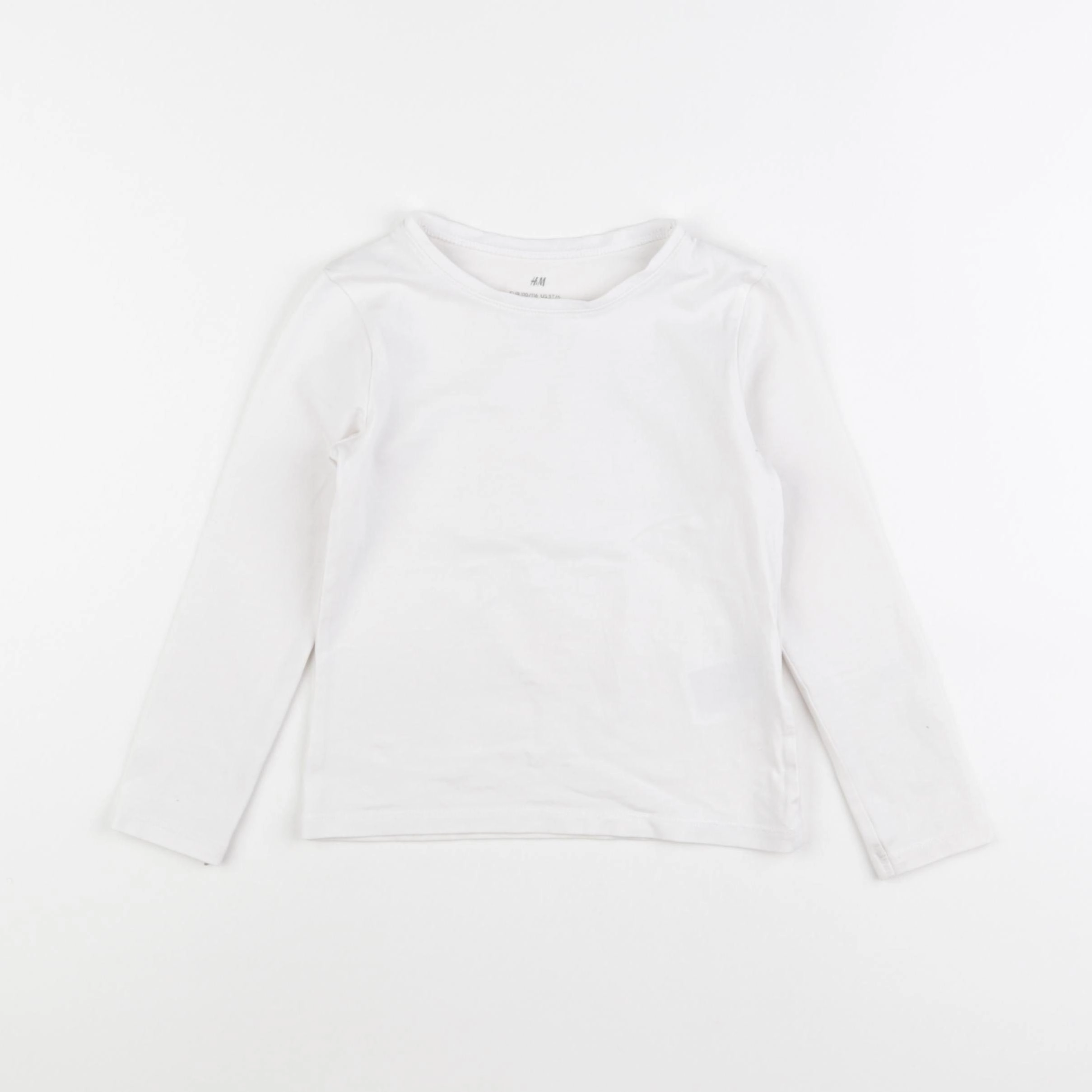 H&M - maillot de corps blanc - 4/6 ans