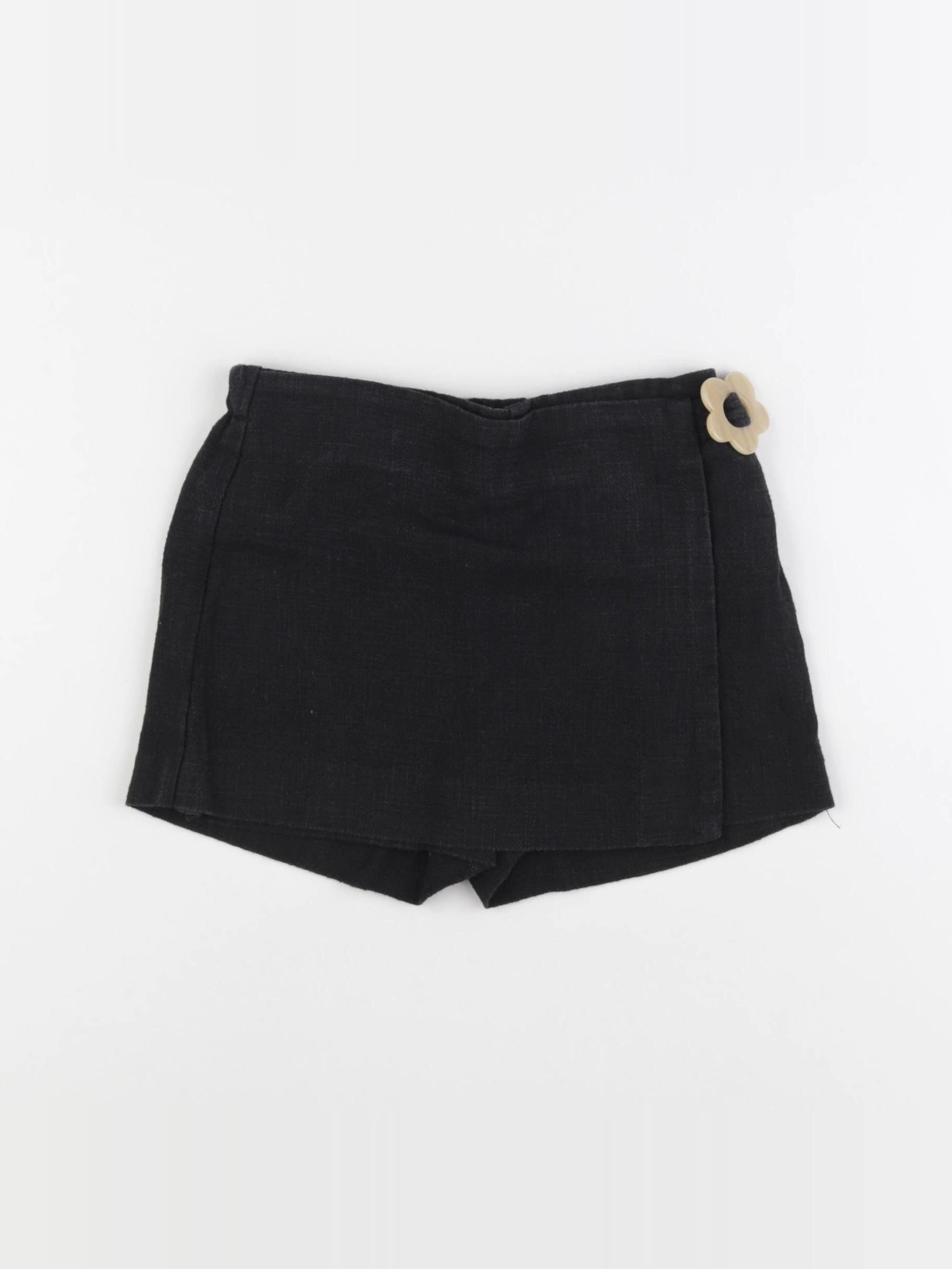 Zara - jupe short gris - 4/5 ans