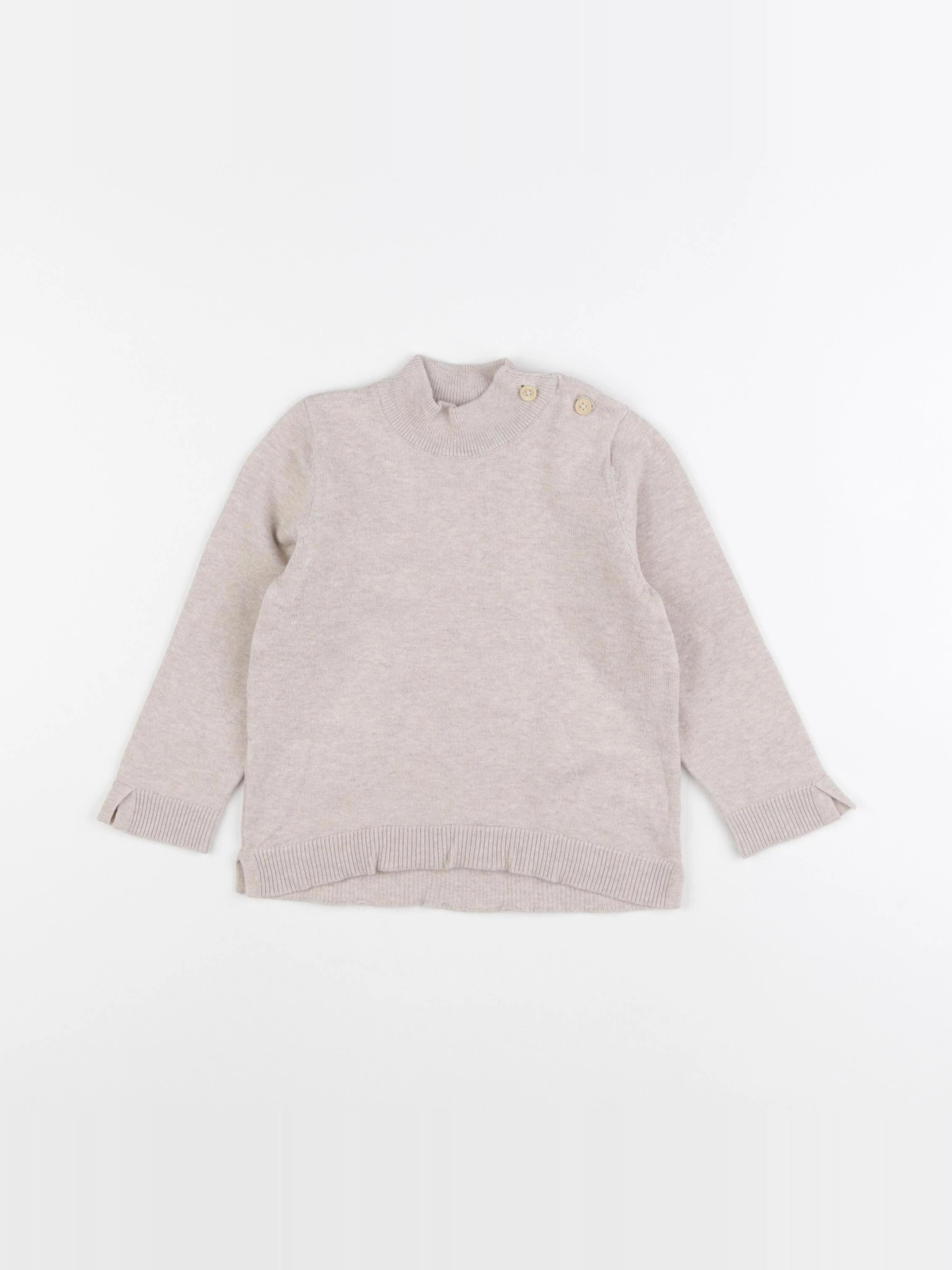 Mango - pull beige - 4/5 ans