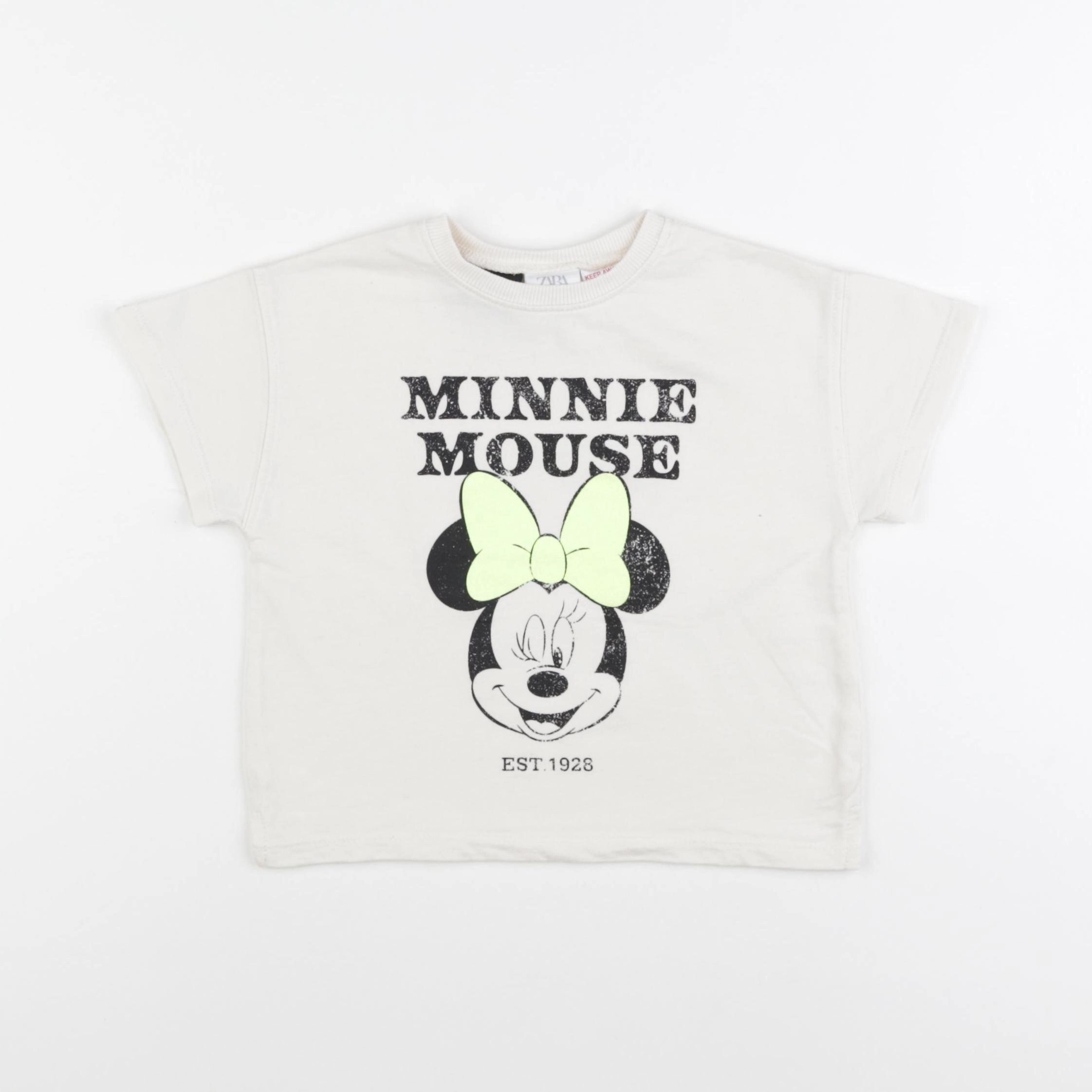 Zara - tee-shirt beige - 18/24 mois