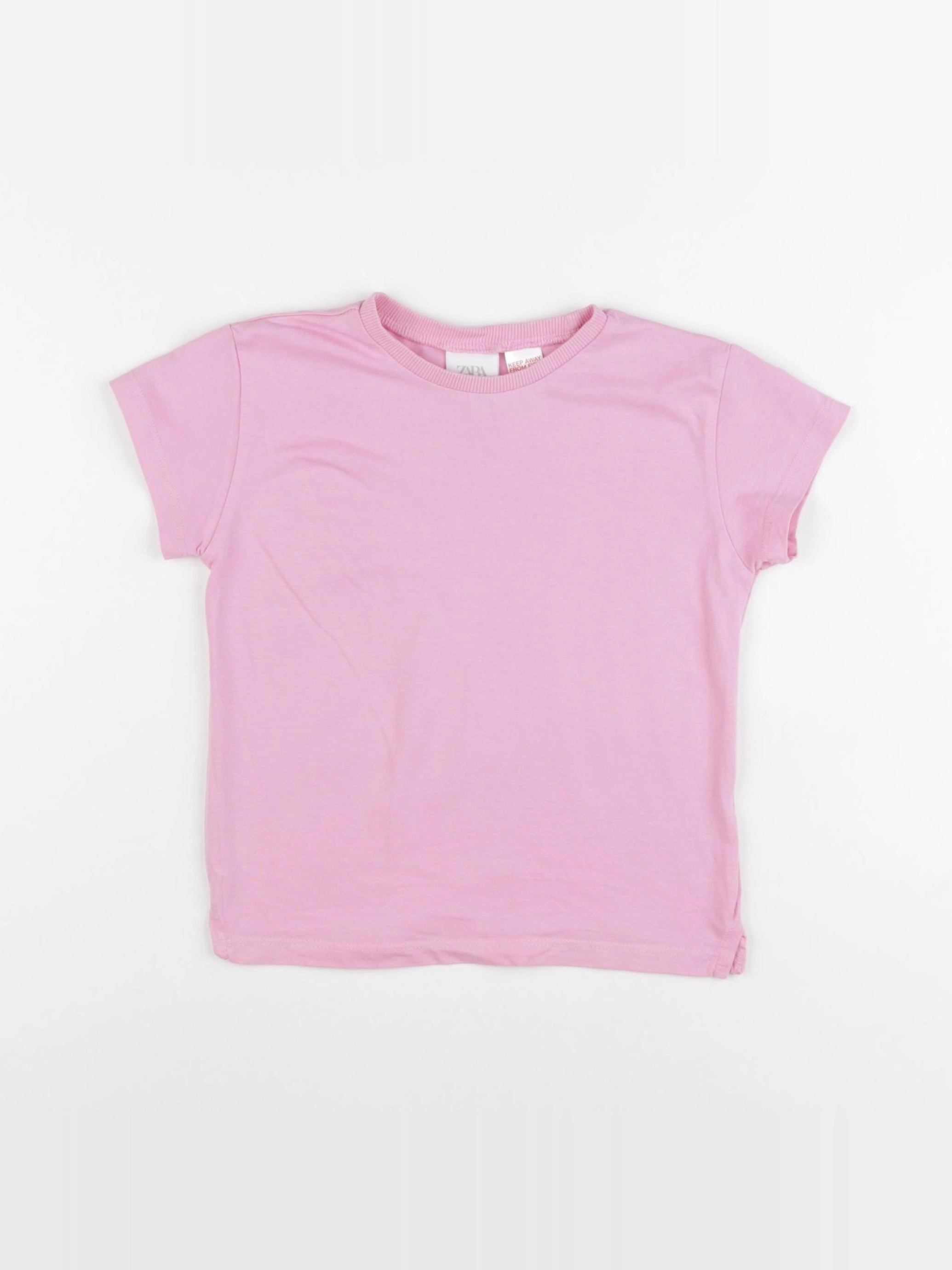 Zara - tee-shirt rose - 2/3 ans