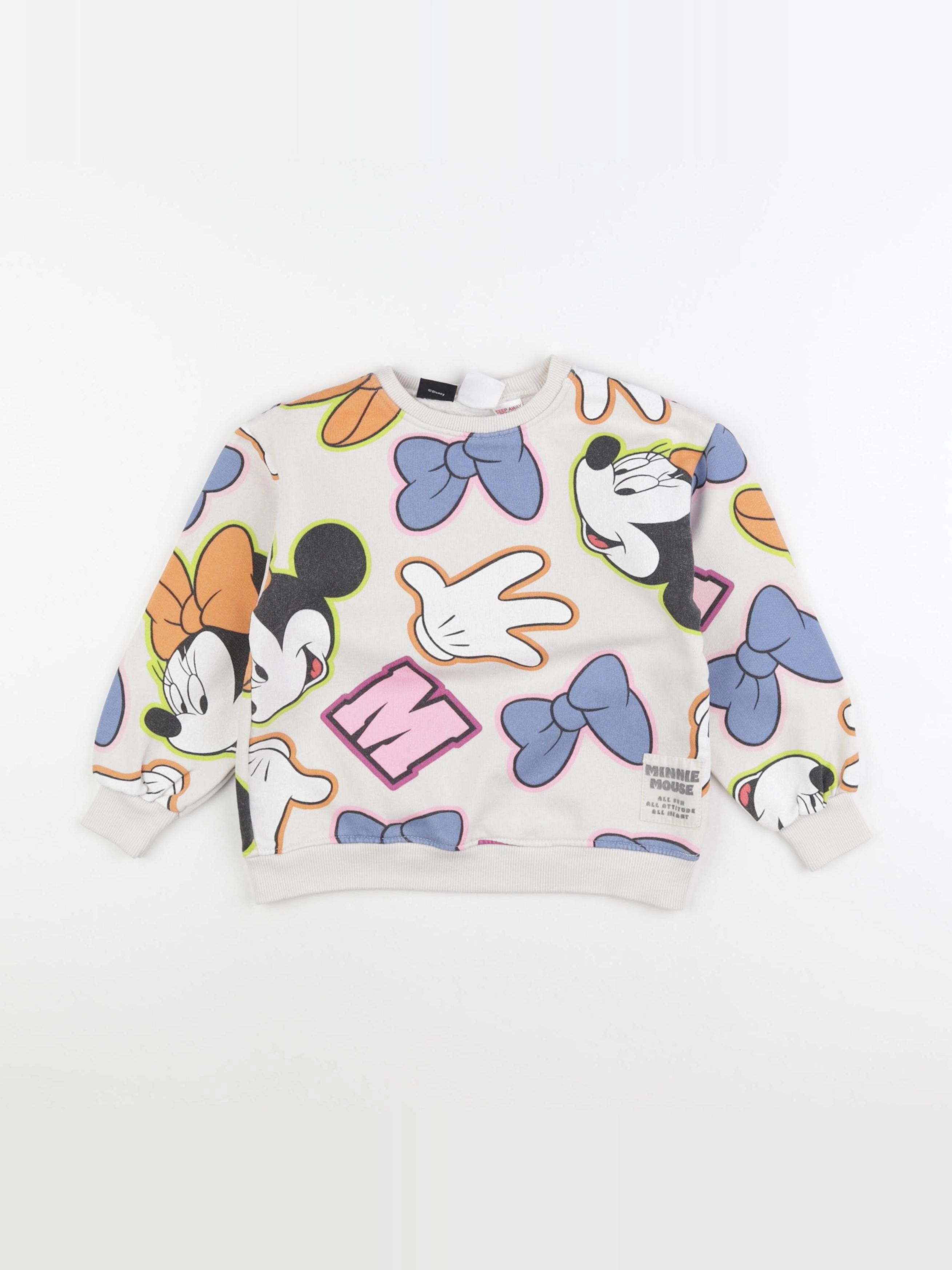 Zara - sweat beige - 3/4 ans