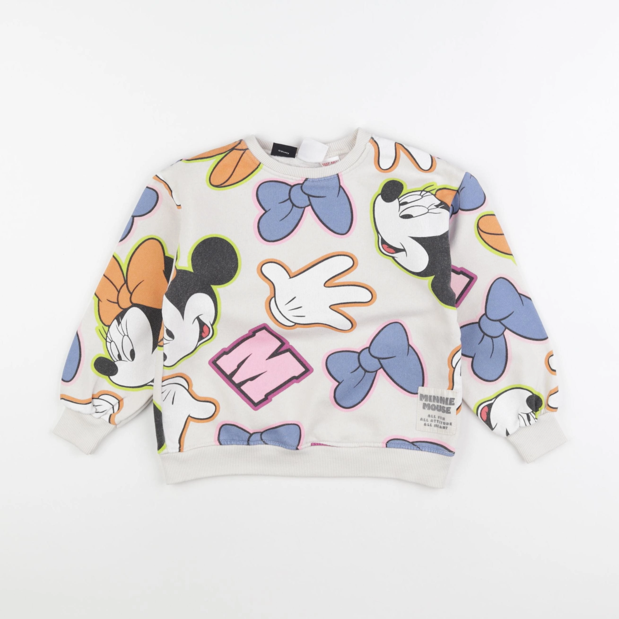 Zara - sweat beige - 3/4 ans