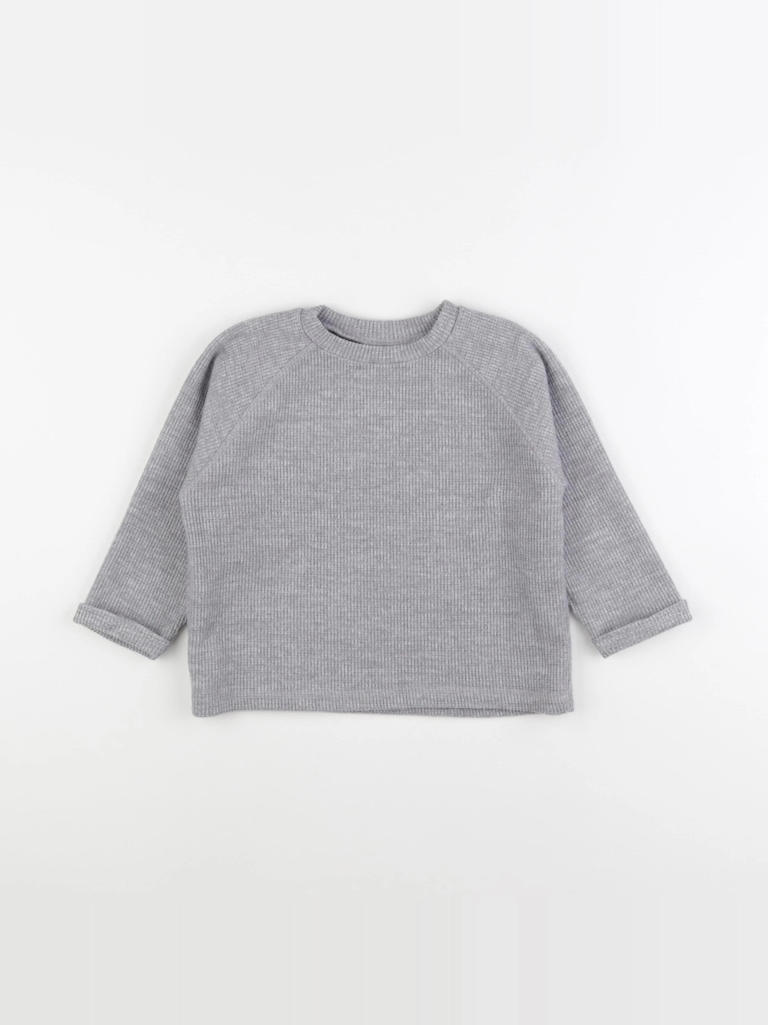 Zara - pull gris - 18/24 mois