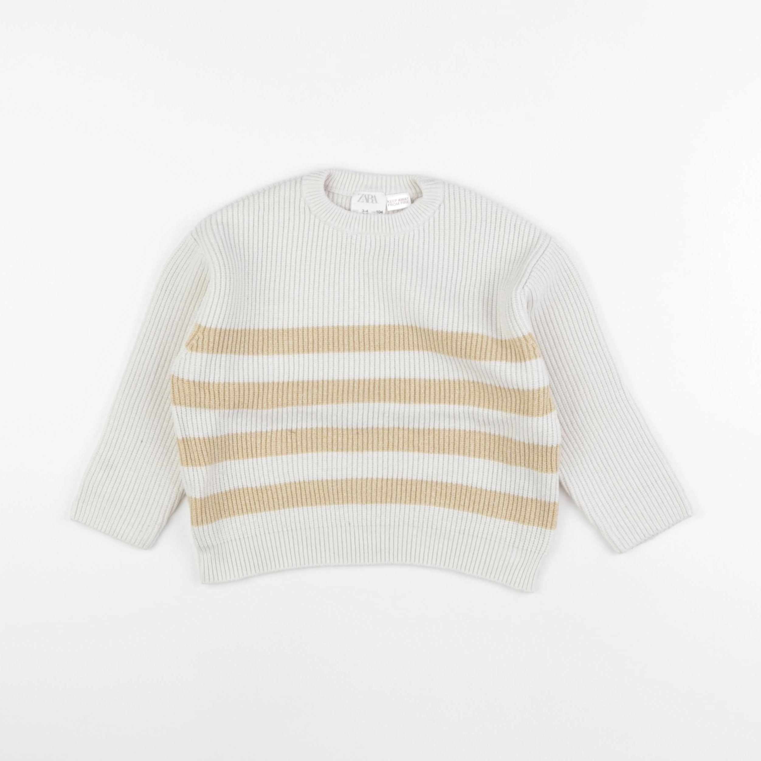 Zara - pull beige - 3 ans