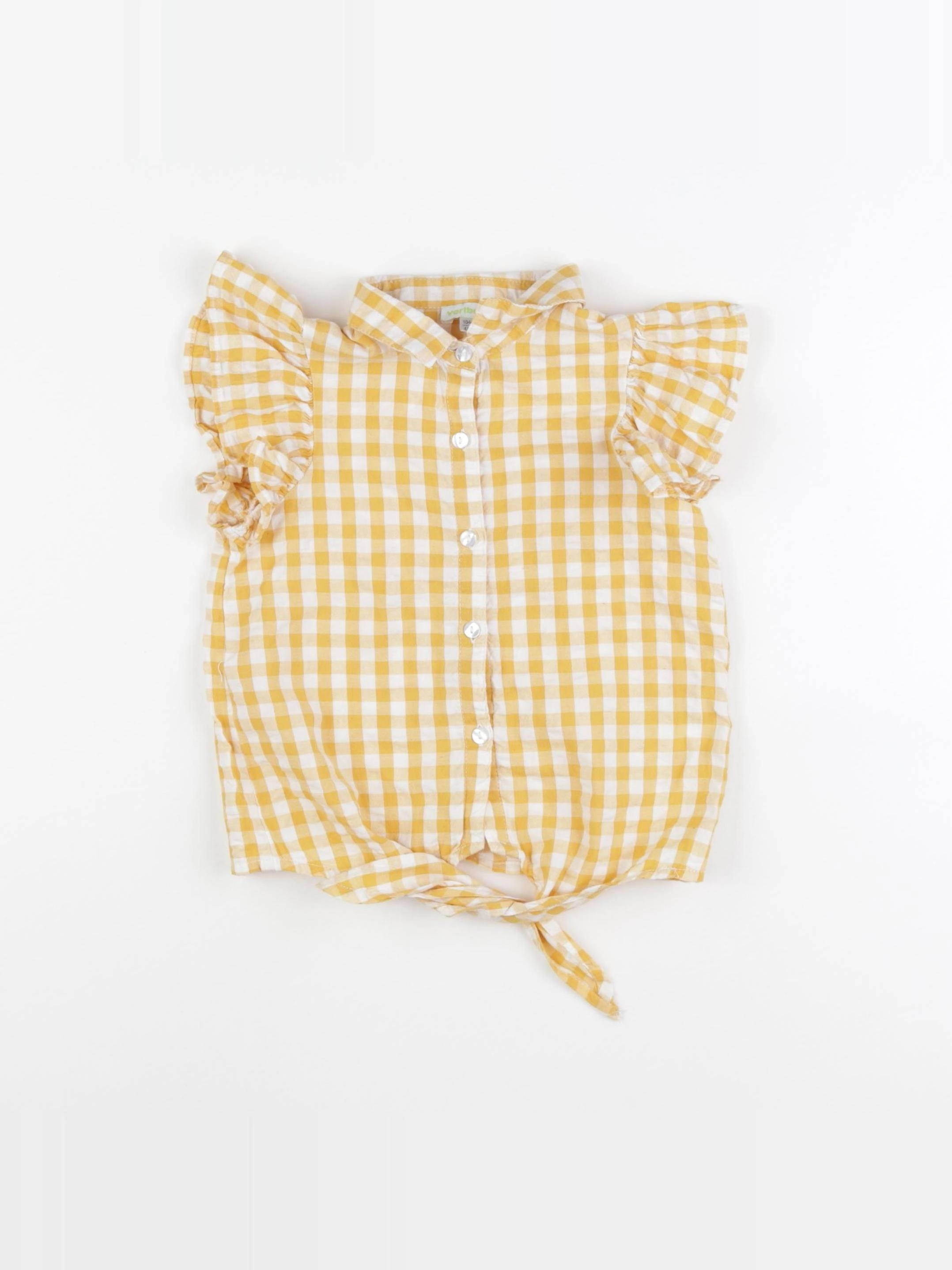 Vertbaudet - blouse jaune - 4 ans