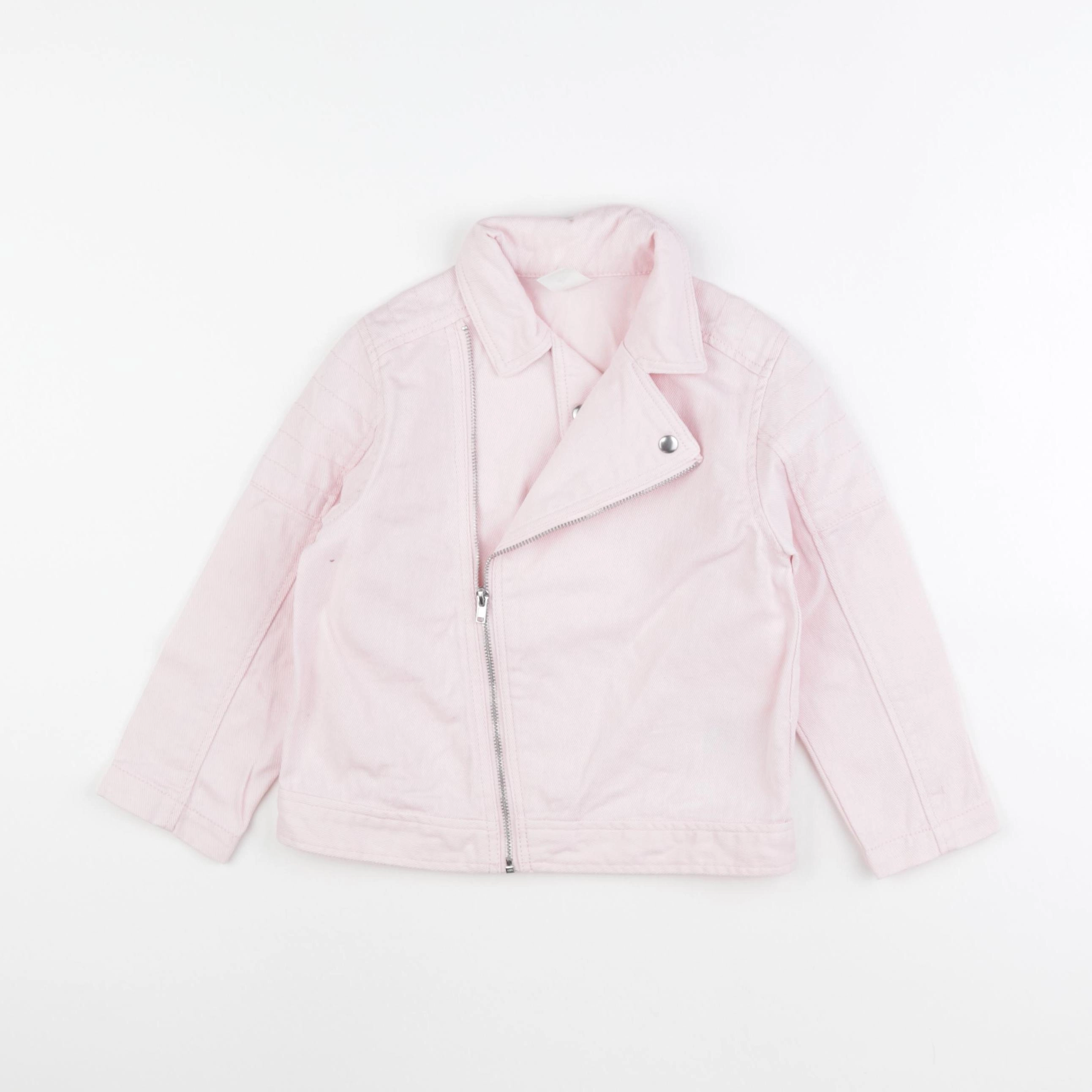 H&M - veste rose - 3/4 ans