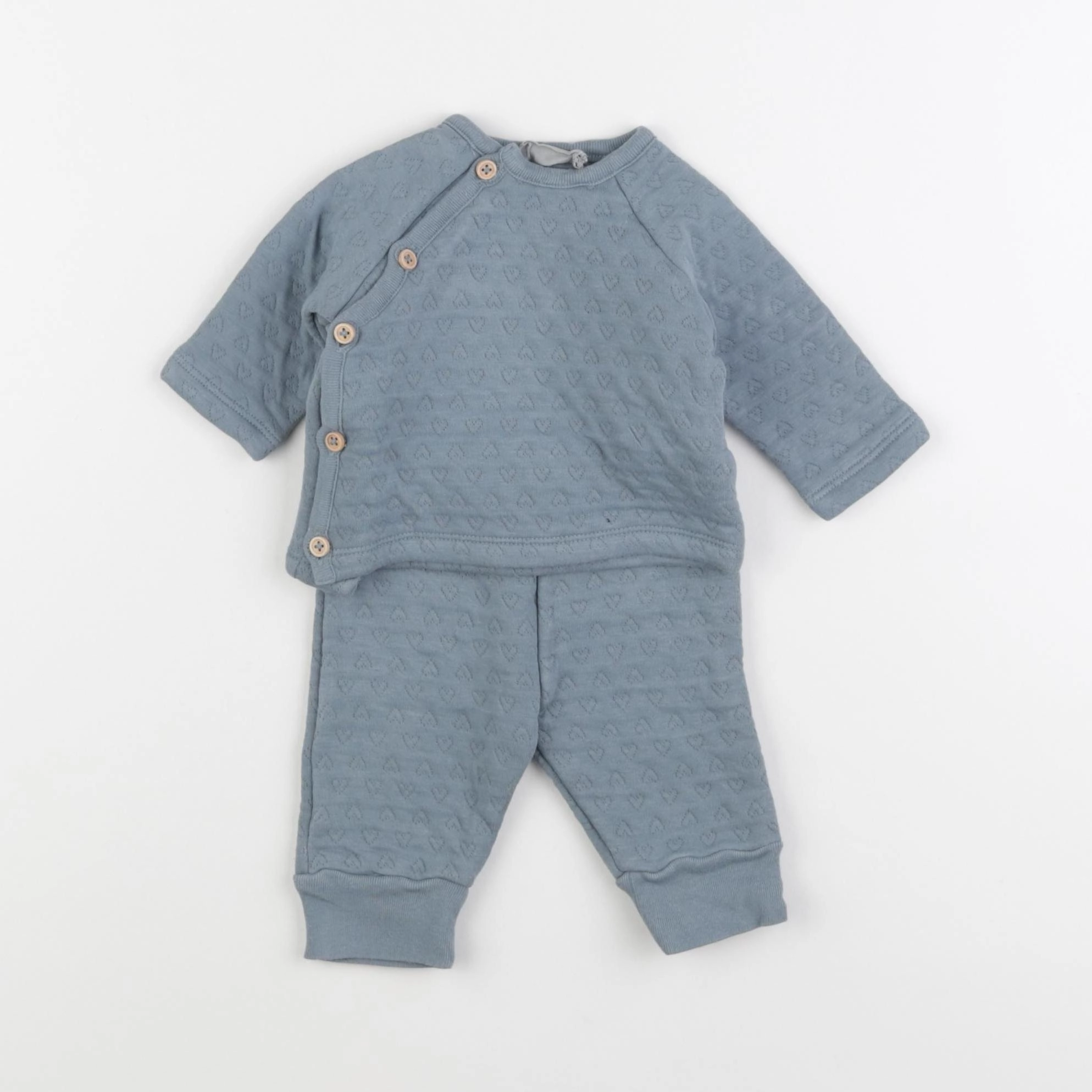 Boutchou - ensemble bleu - 1 mois