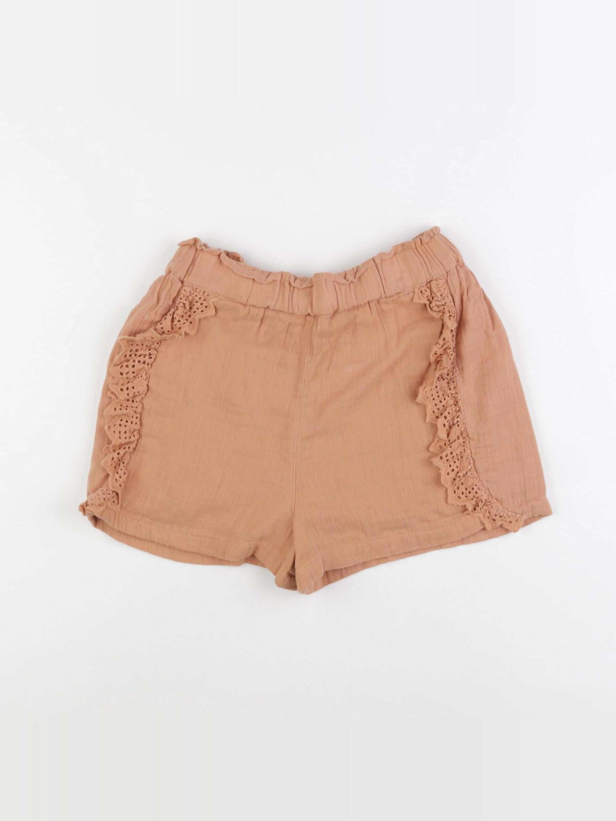 Monoprix - short marron - 8 ans