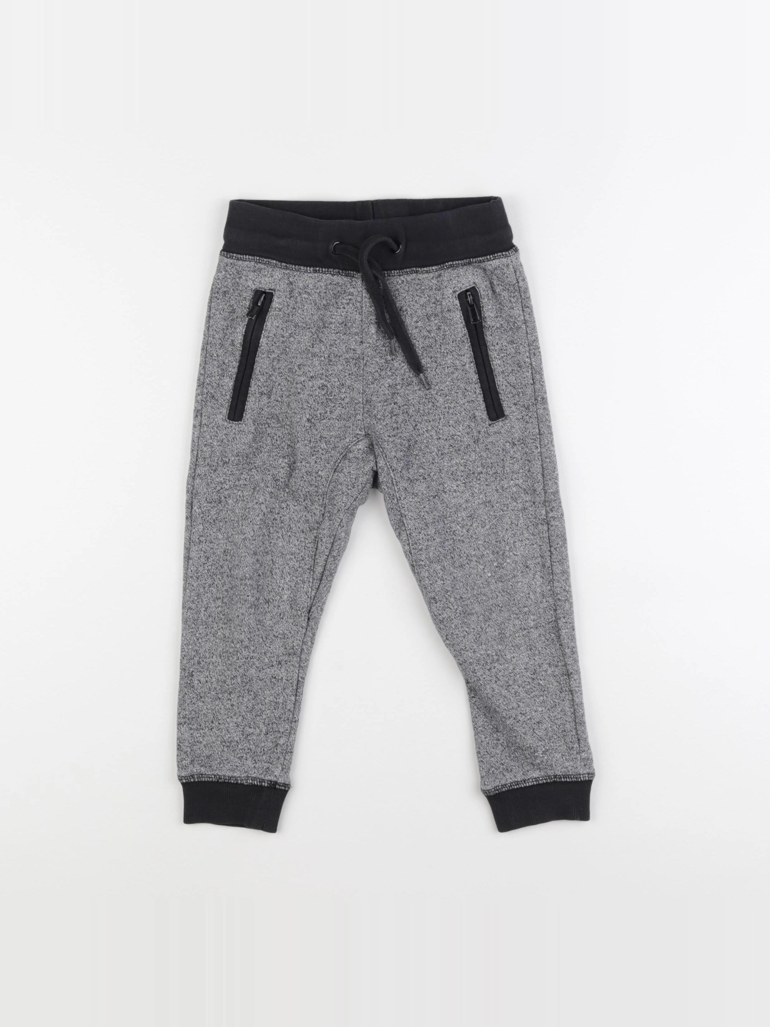 H&M - jogging gris - 2/3 ans