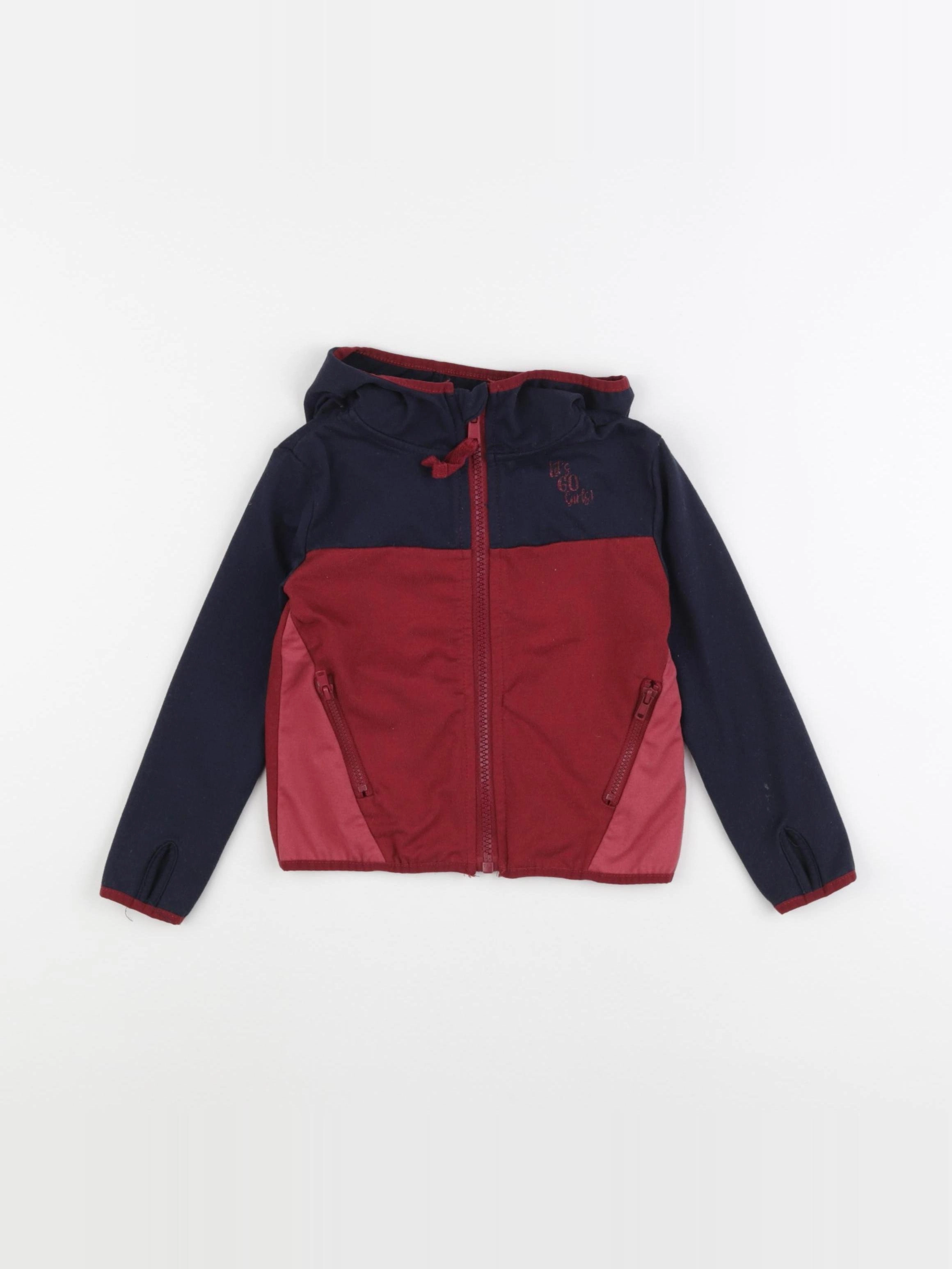 Vertbaudet - sweat bleu - 2 ans