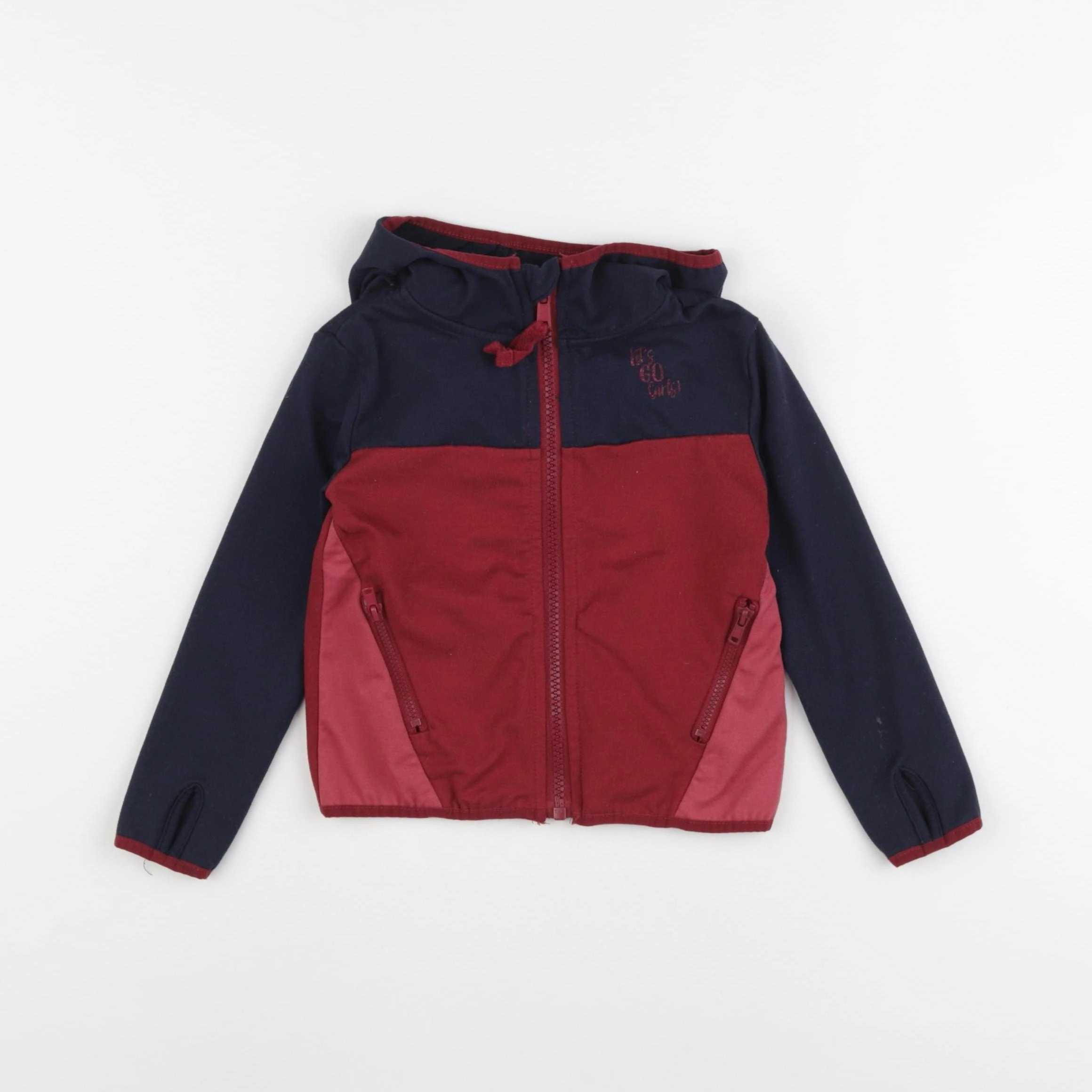 Vertbaudet - sweat bleu - 2 ans