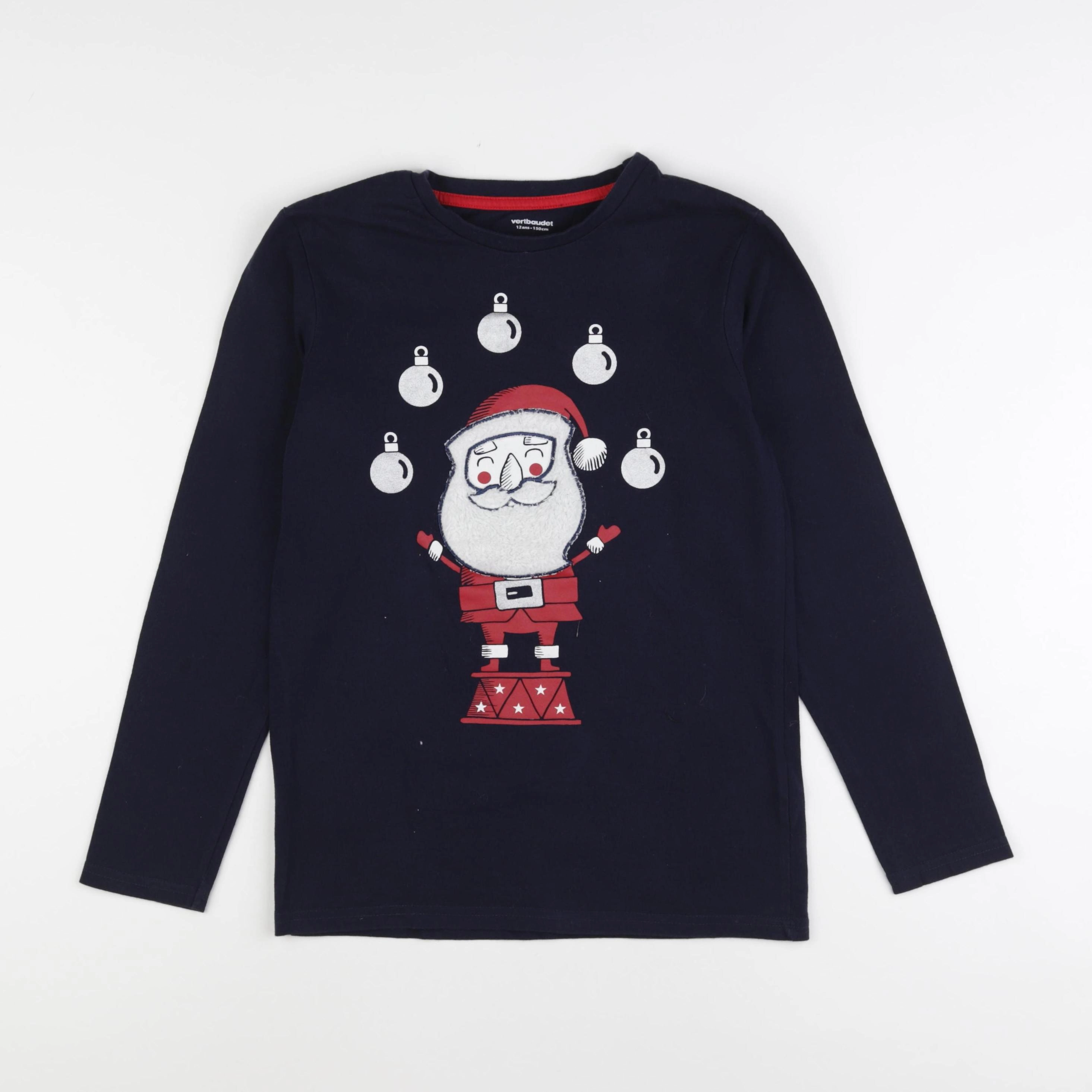 Vertbaudet - tee-shirt bleu - 12 ans