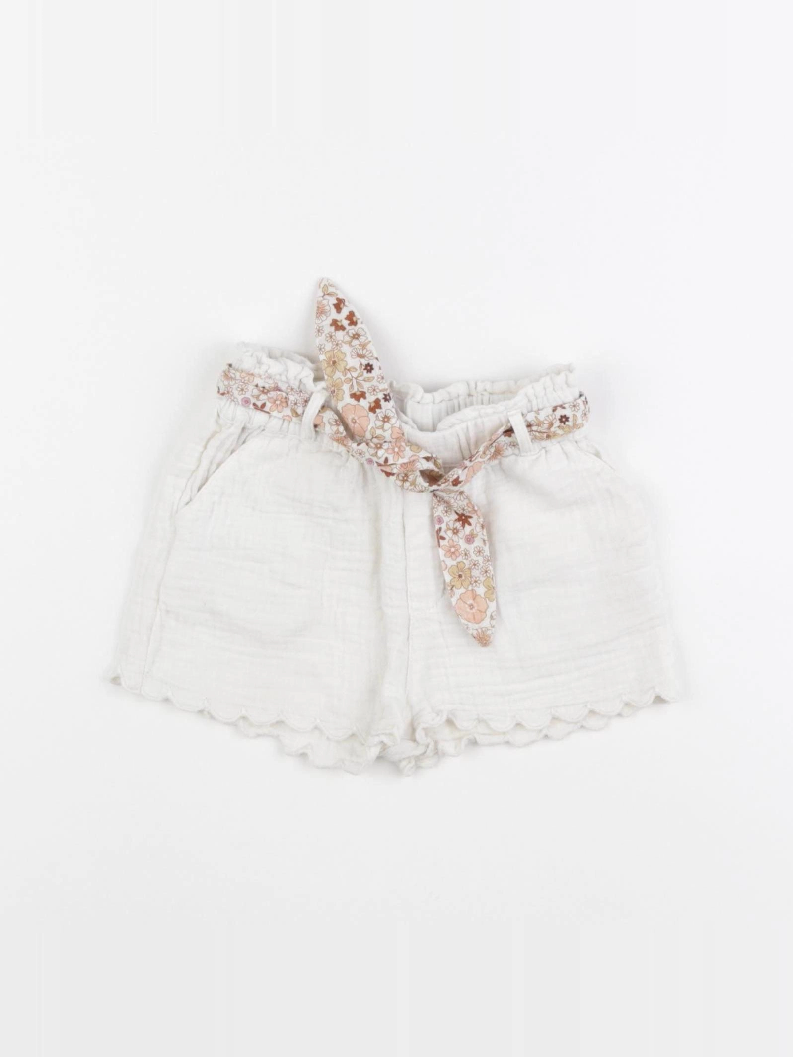 Vertbaudet - short beige - 18 mois