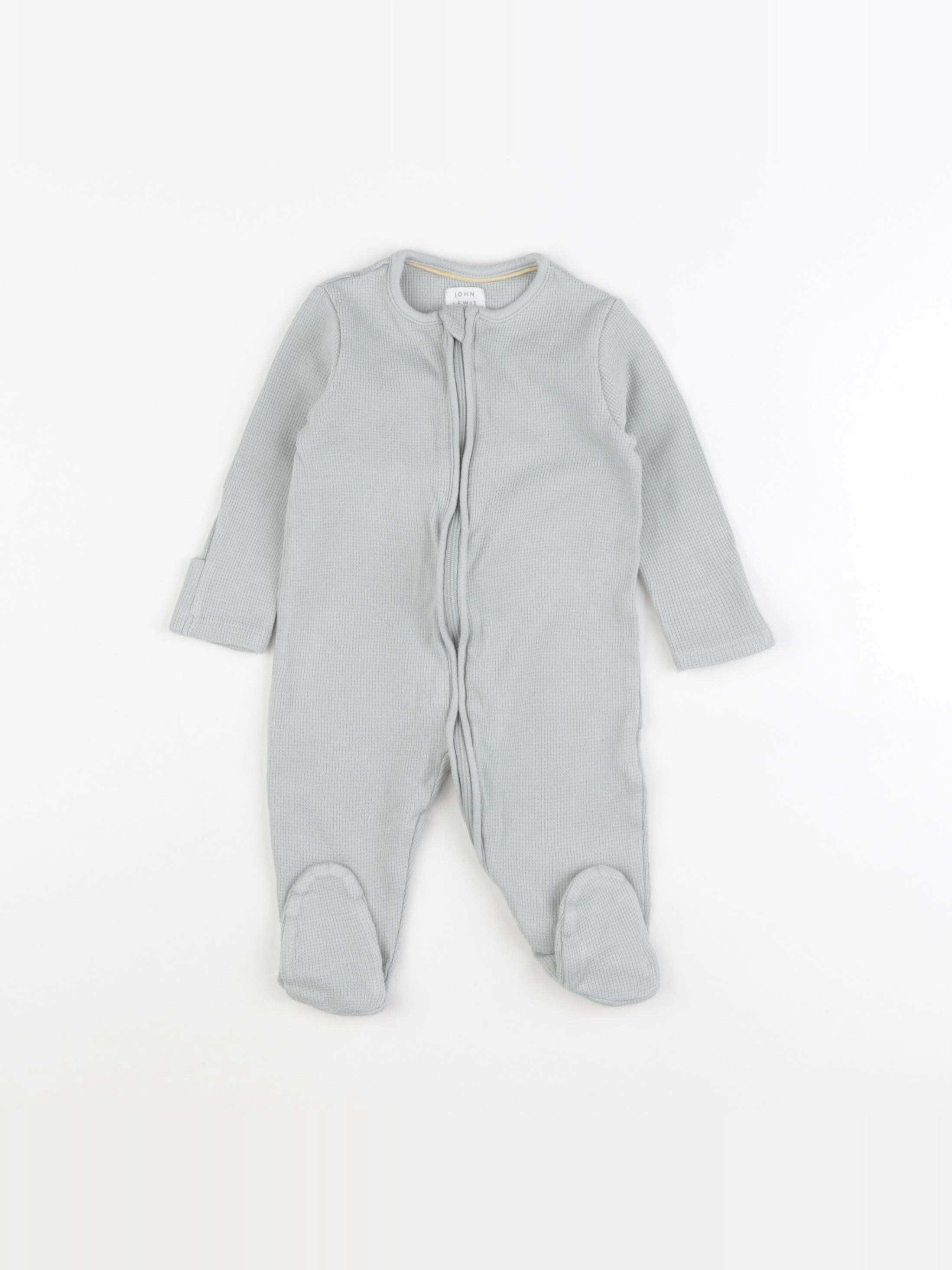 John Lewis - pyjama coton vert - 3/6 mois