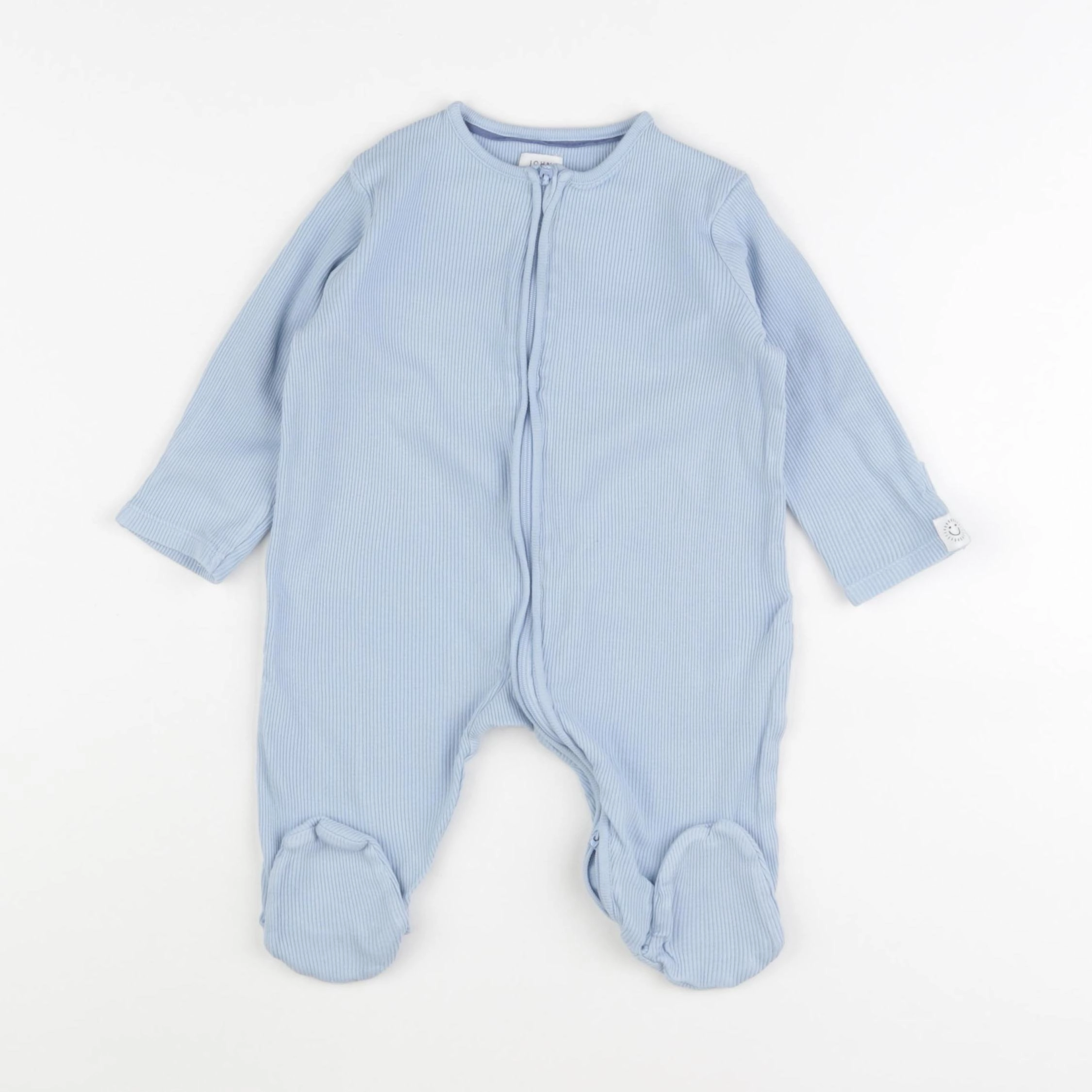 John Lewis - pyjama coton bleu - 3/6 mois