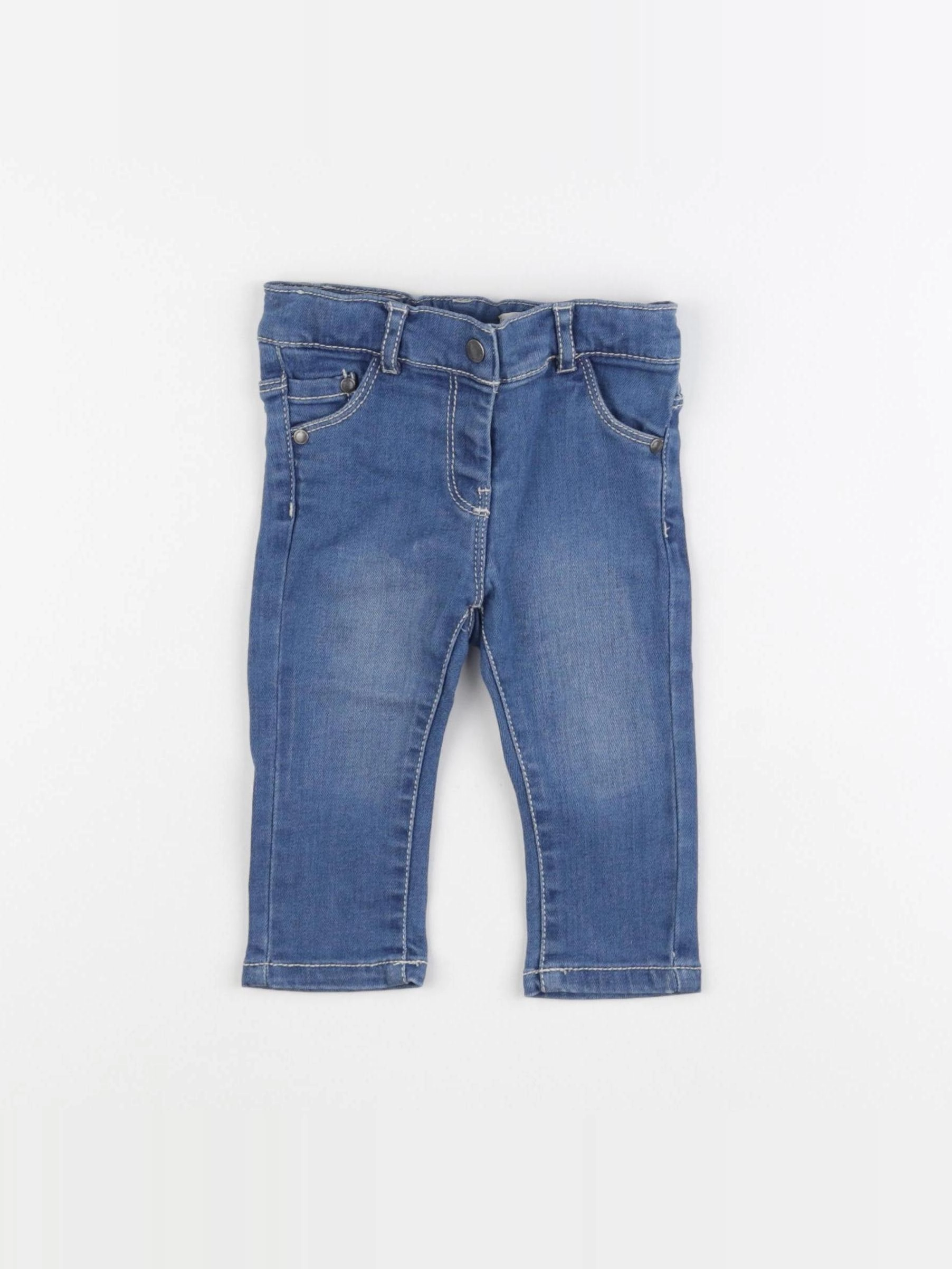 Vertbaudet - jean bleu - 6 mois