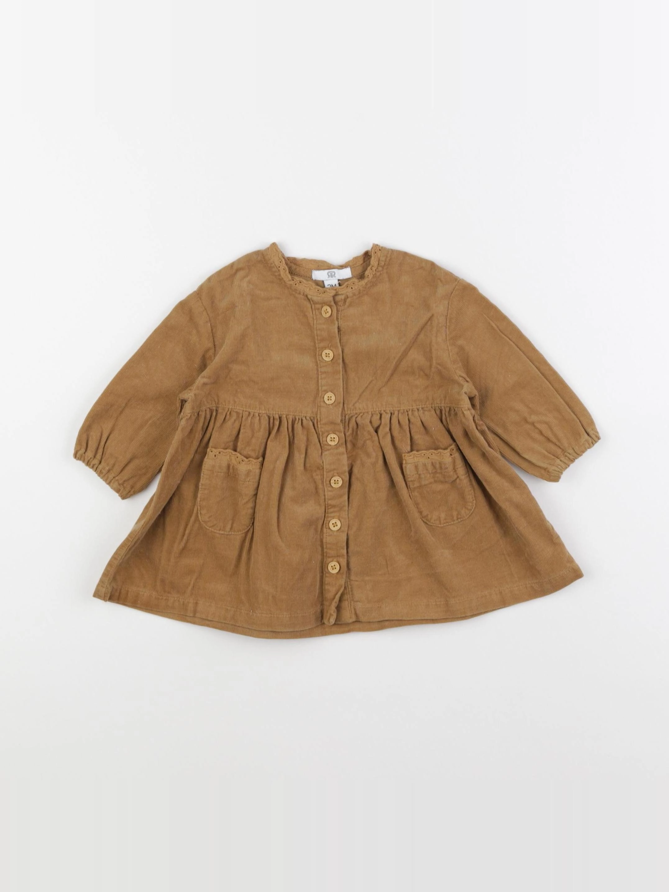 La Redoute - robe marron - 3 mois