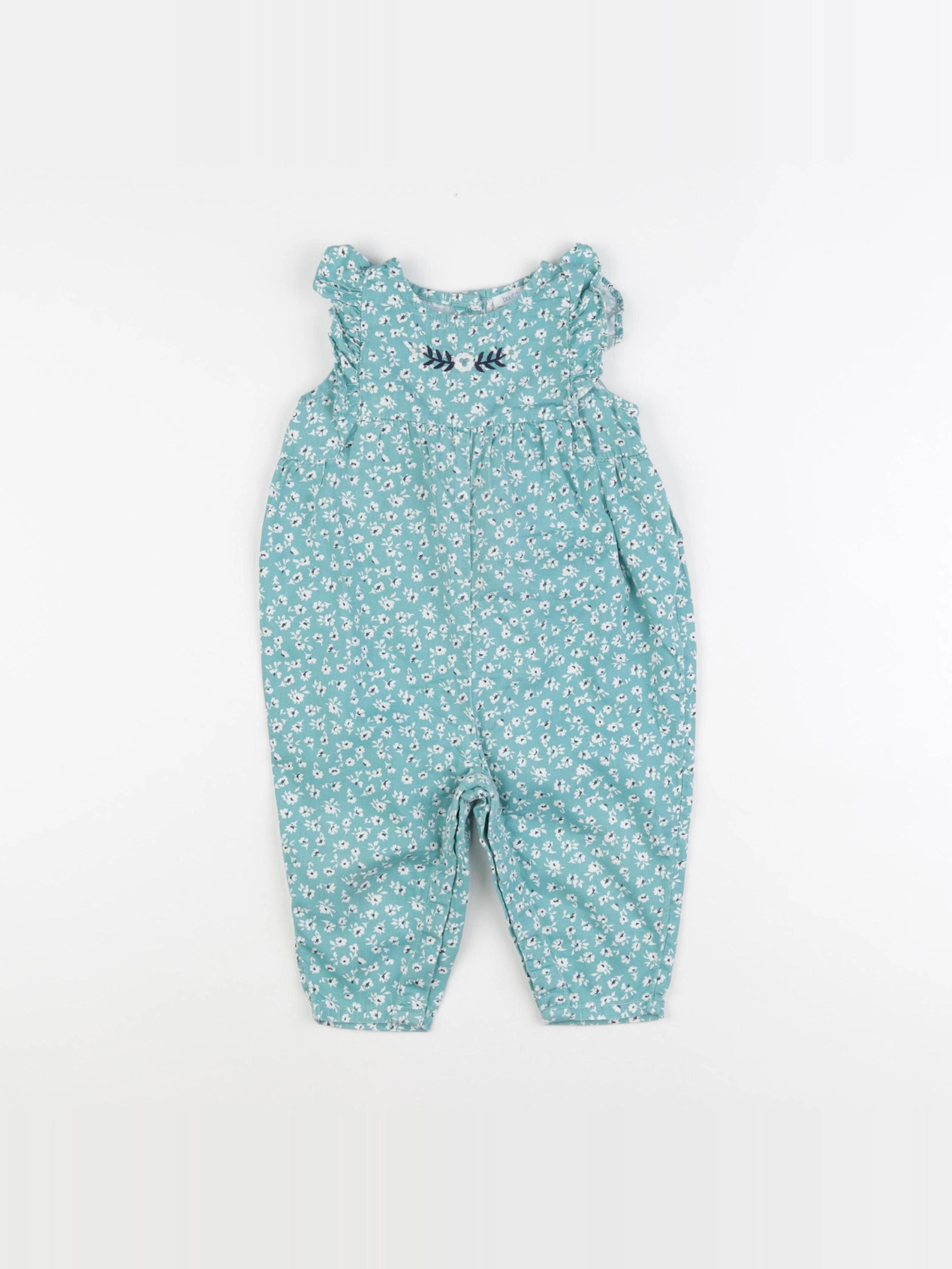 Boutchou - combinaison bleu - 9 mois