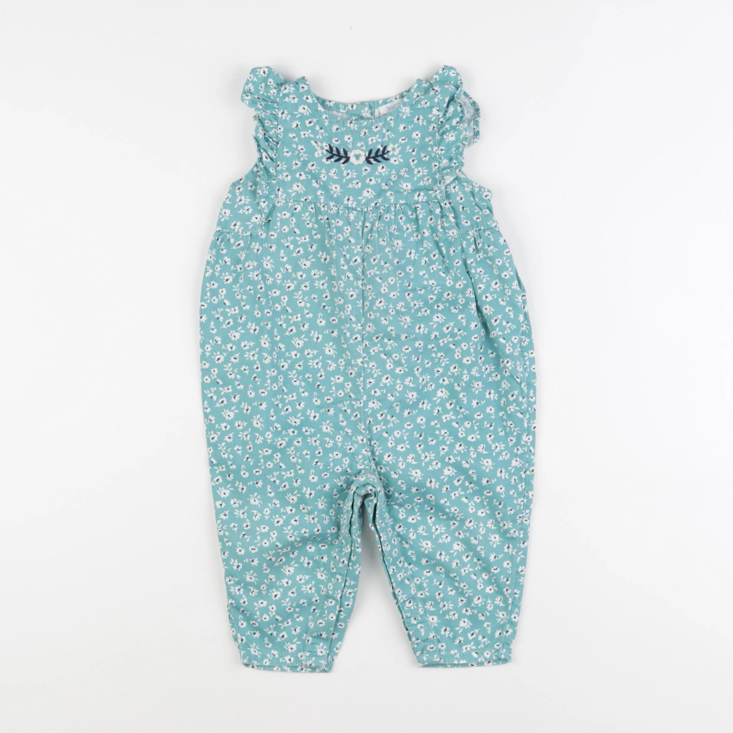 Boutchou - combinaison bleu - 9 mois