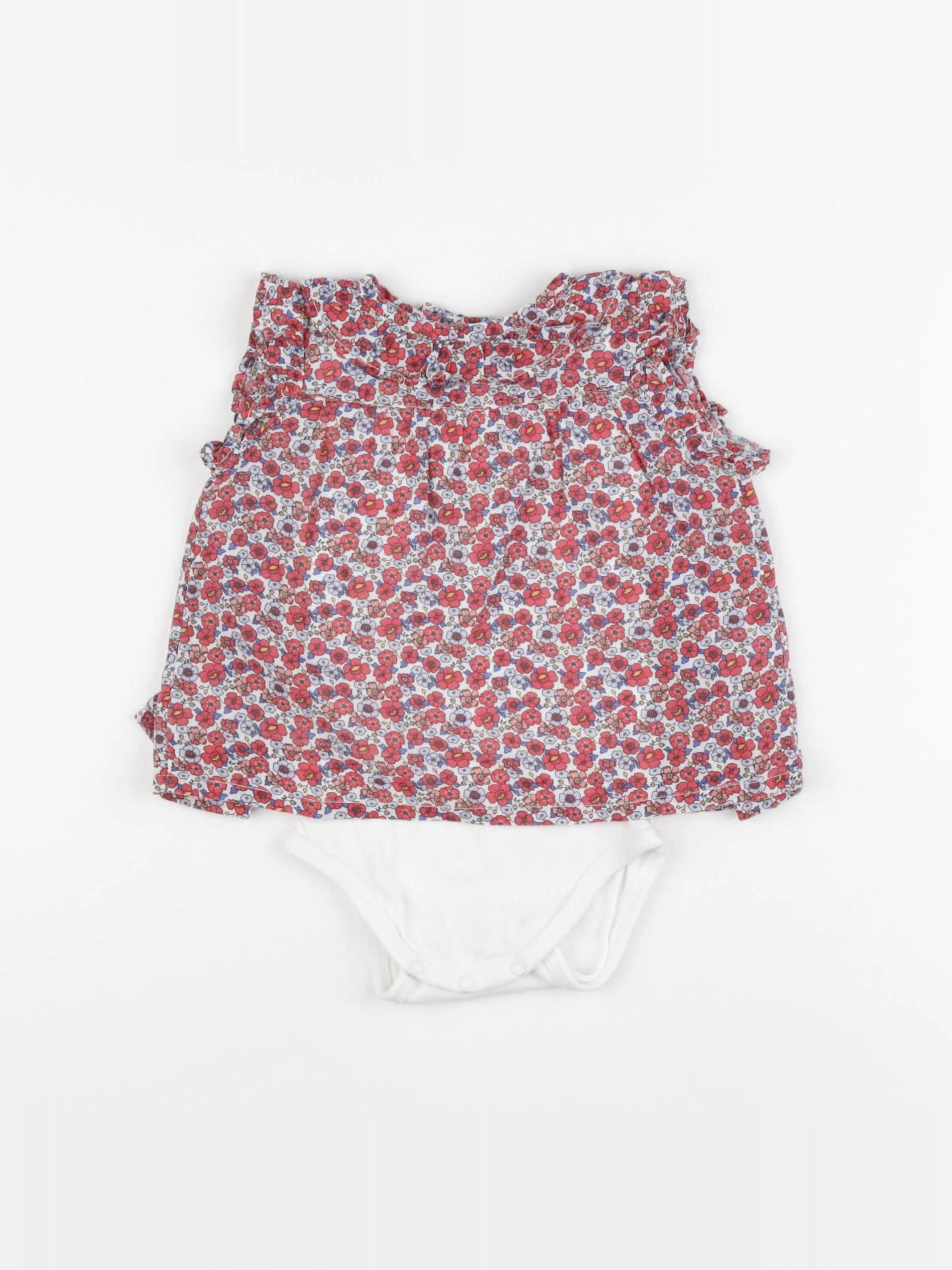 Boutchou - body blouse multicolore - 9 mois
