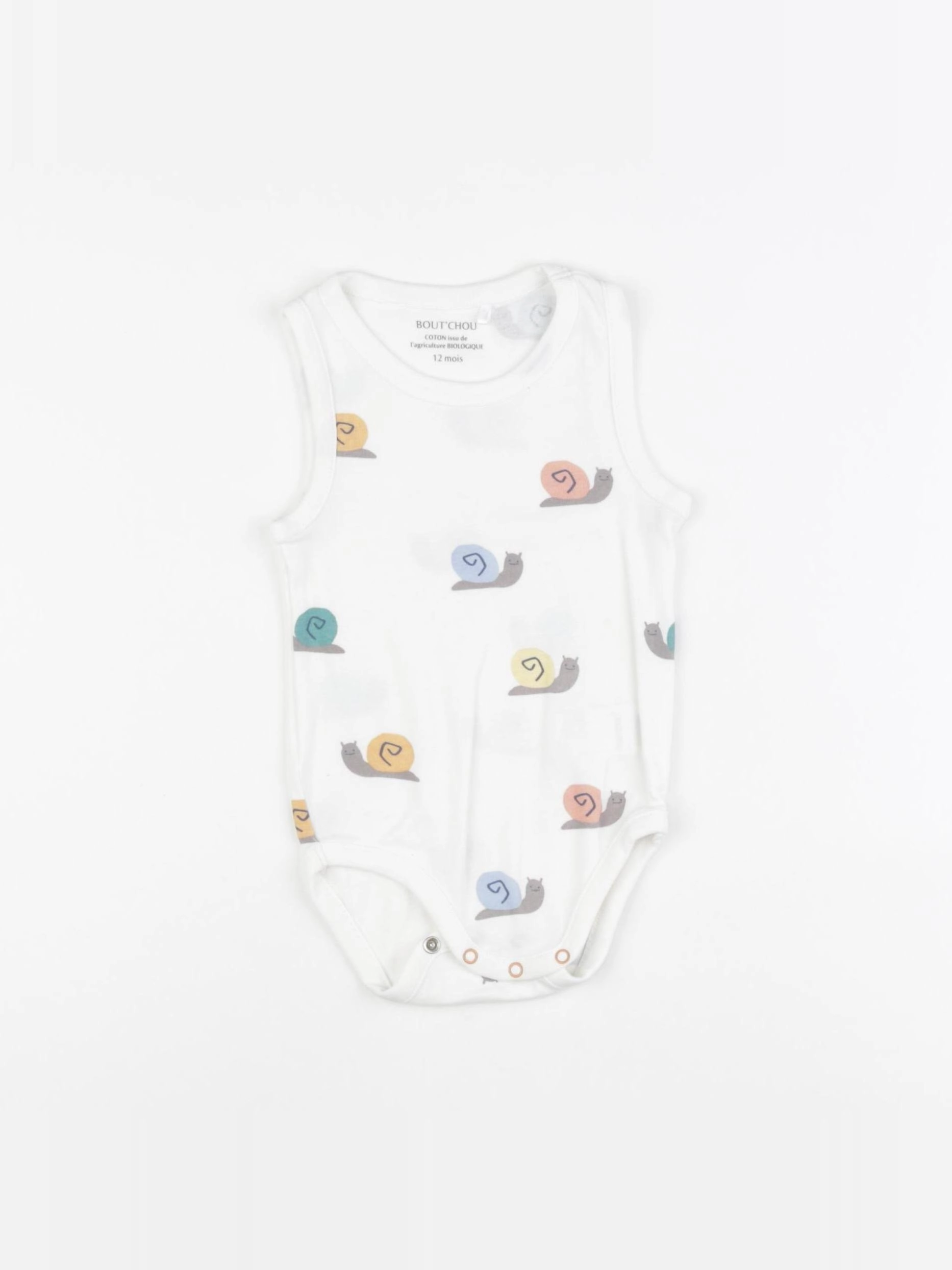 Boutchou - body multicolore - 12 mois
