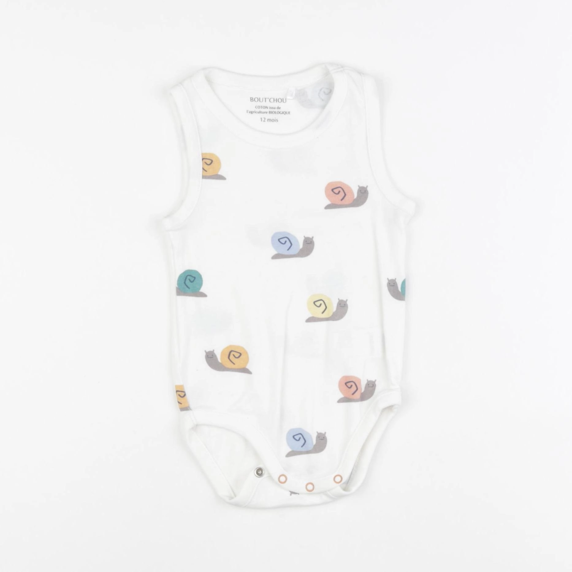 Boutchou - body multicolore - 12 mois
