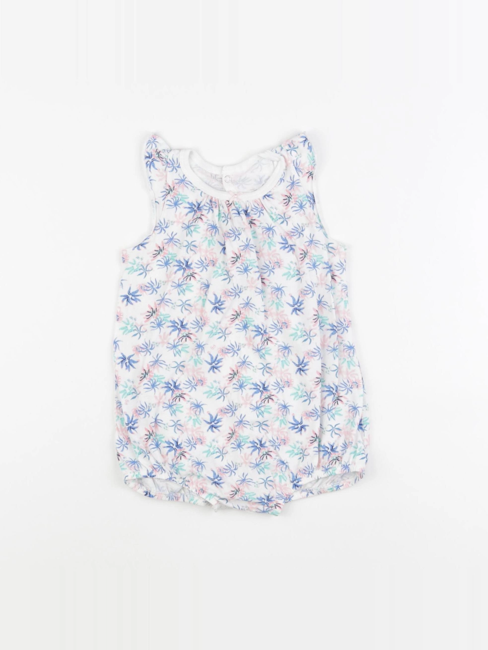 Petit Bateau - combinaison multicolore - 12 mois