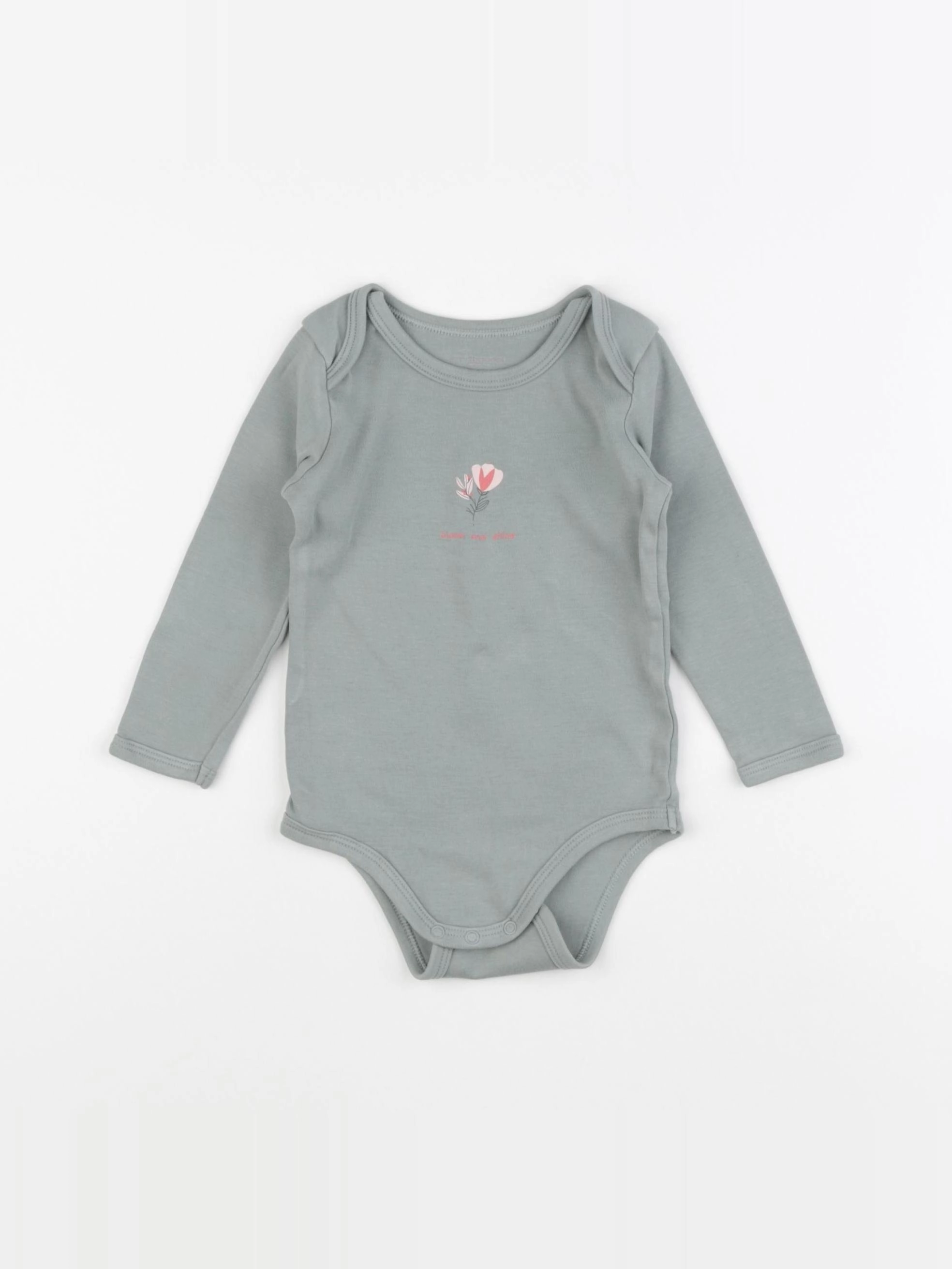 Vertbaudet - body vert - 18 mois