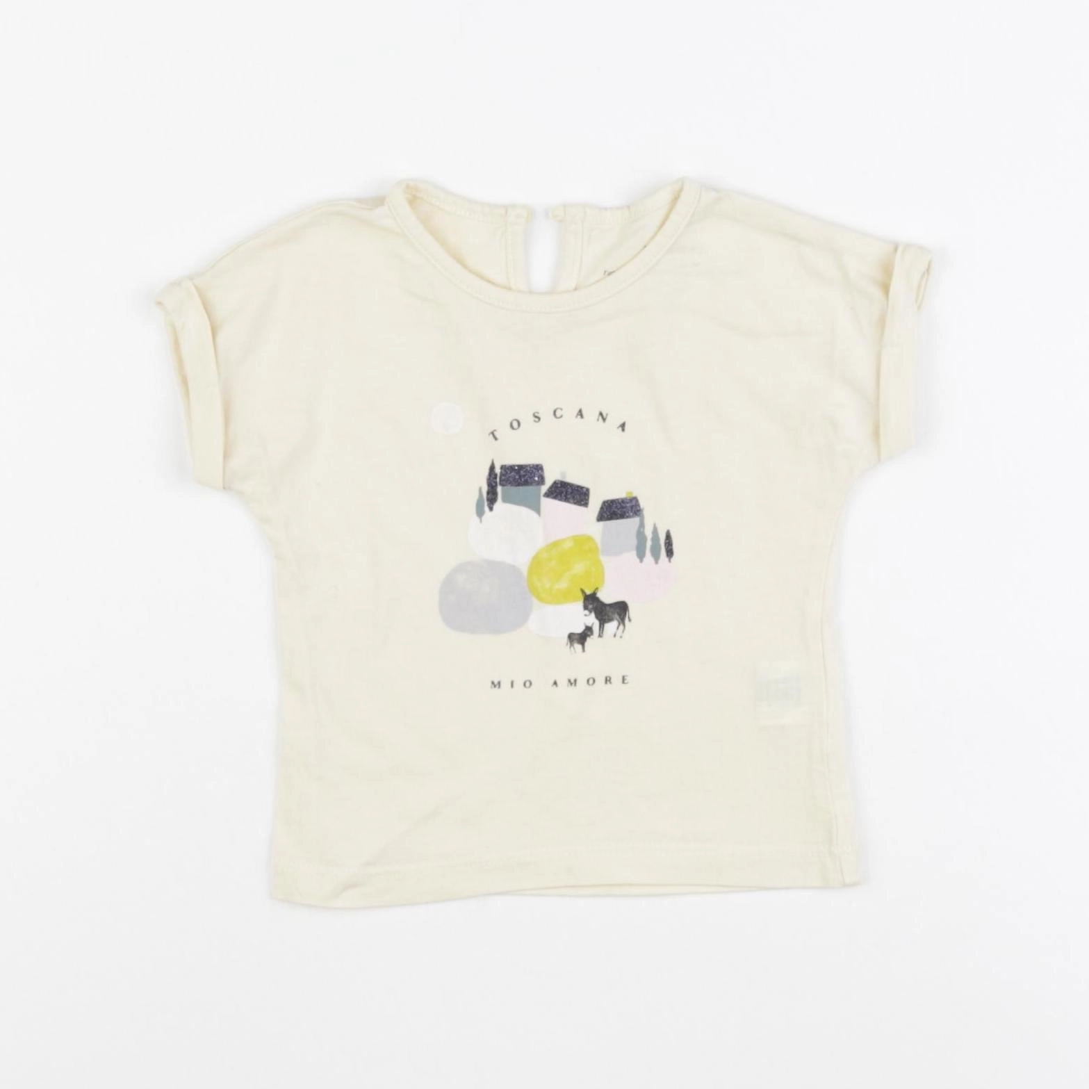 Boutchou - tee-shirt jaune - 6 mois
