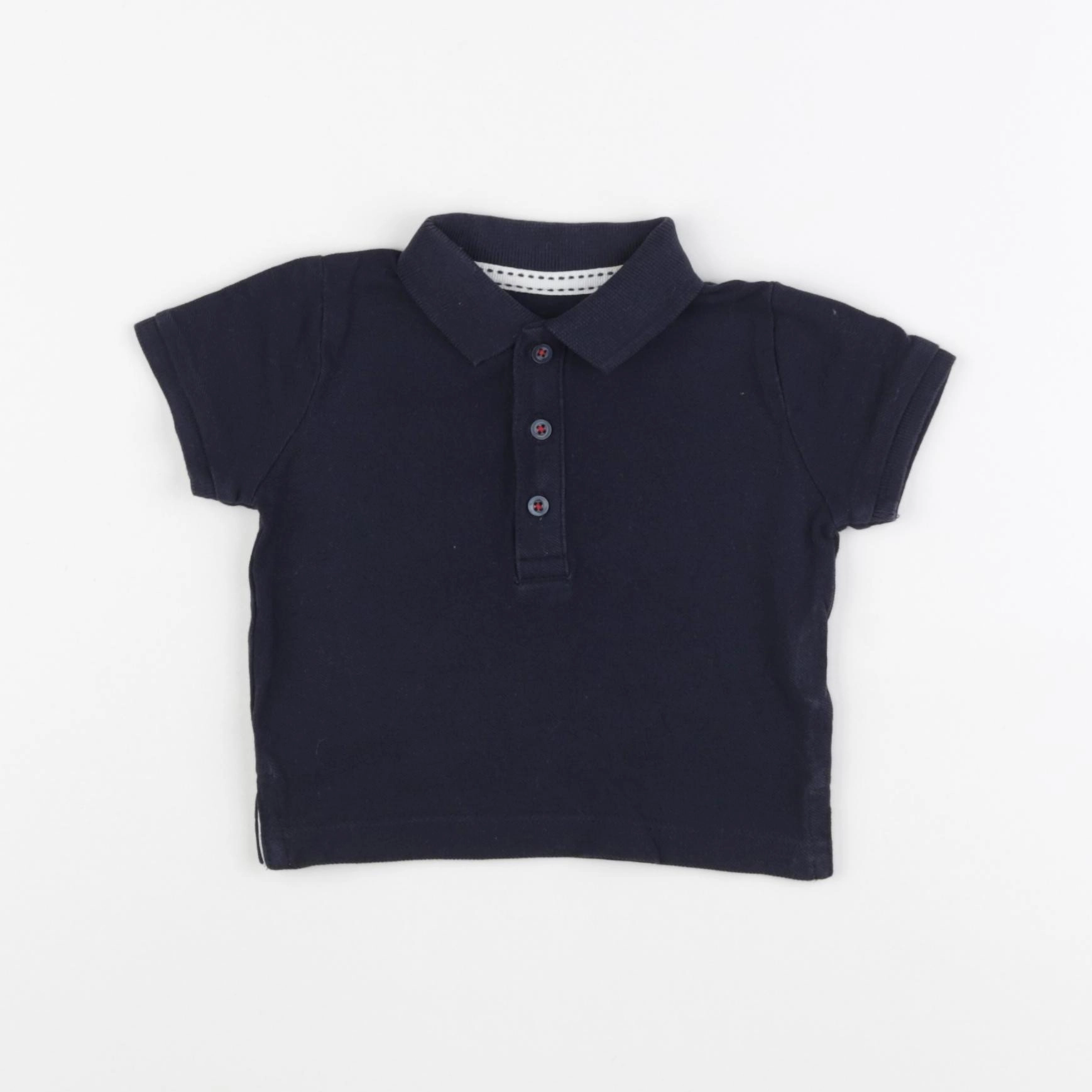Boutchou - polo bleu - 6 mois