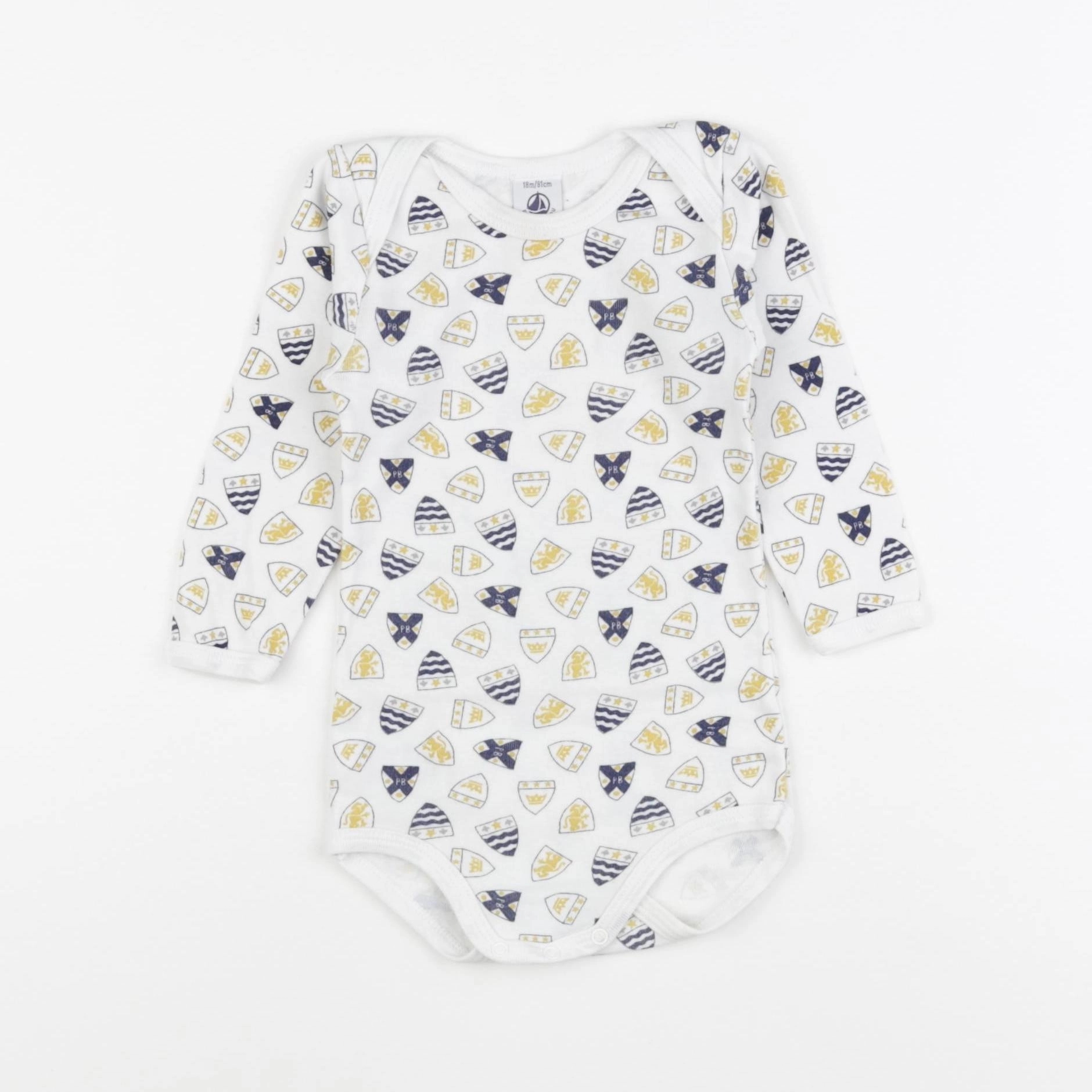 Petit Bateau - body multicolore - 18 mois