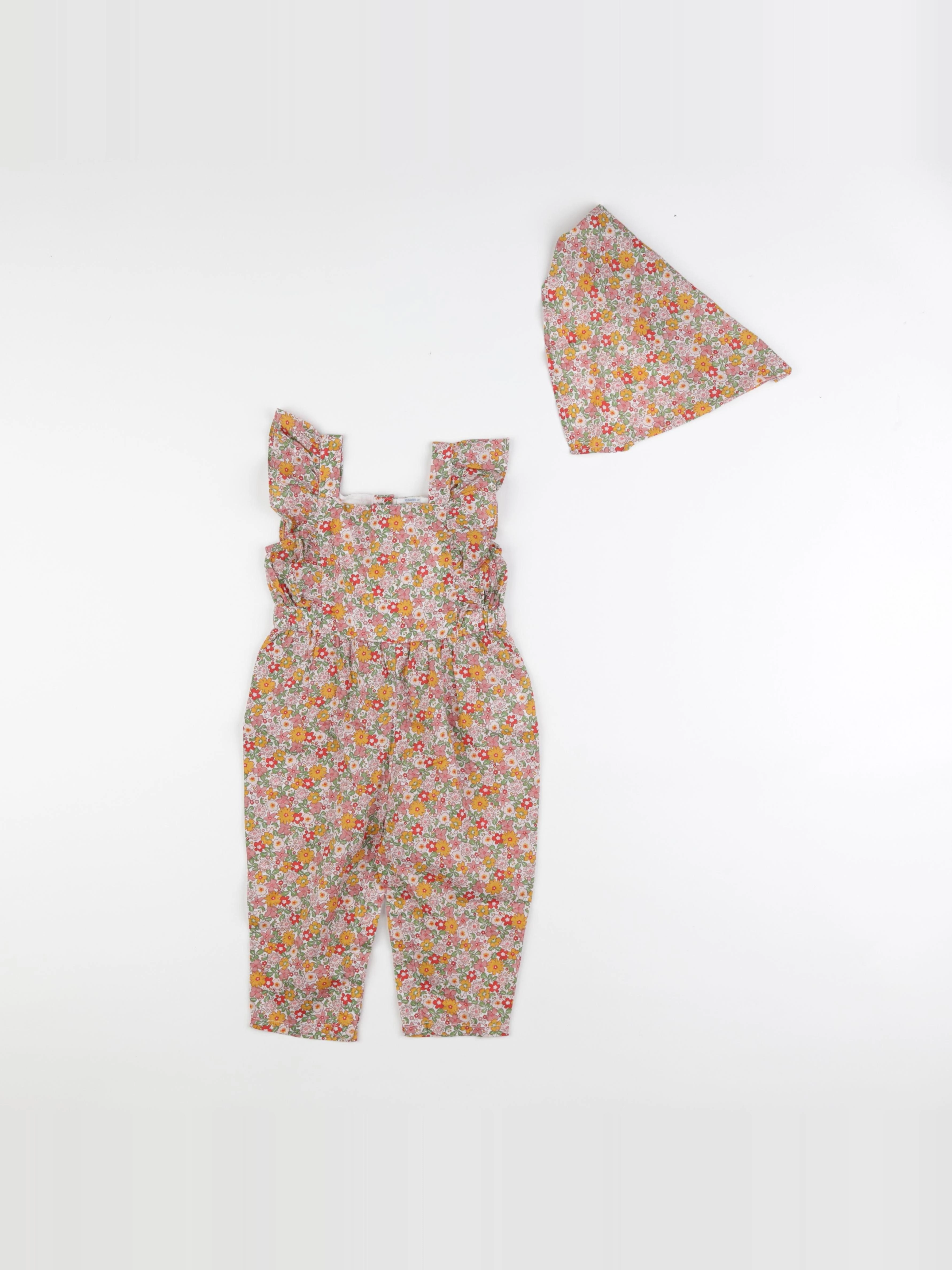 Boutchou - combinaison multicolore - 12 mois