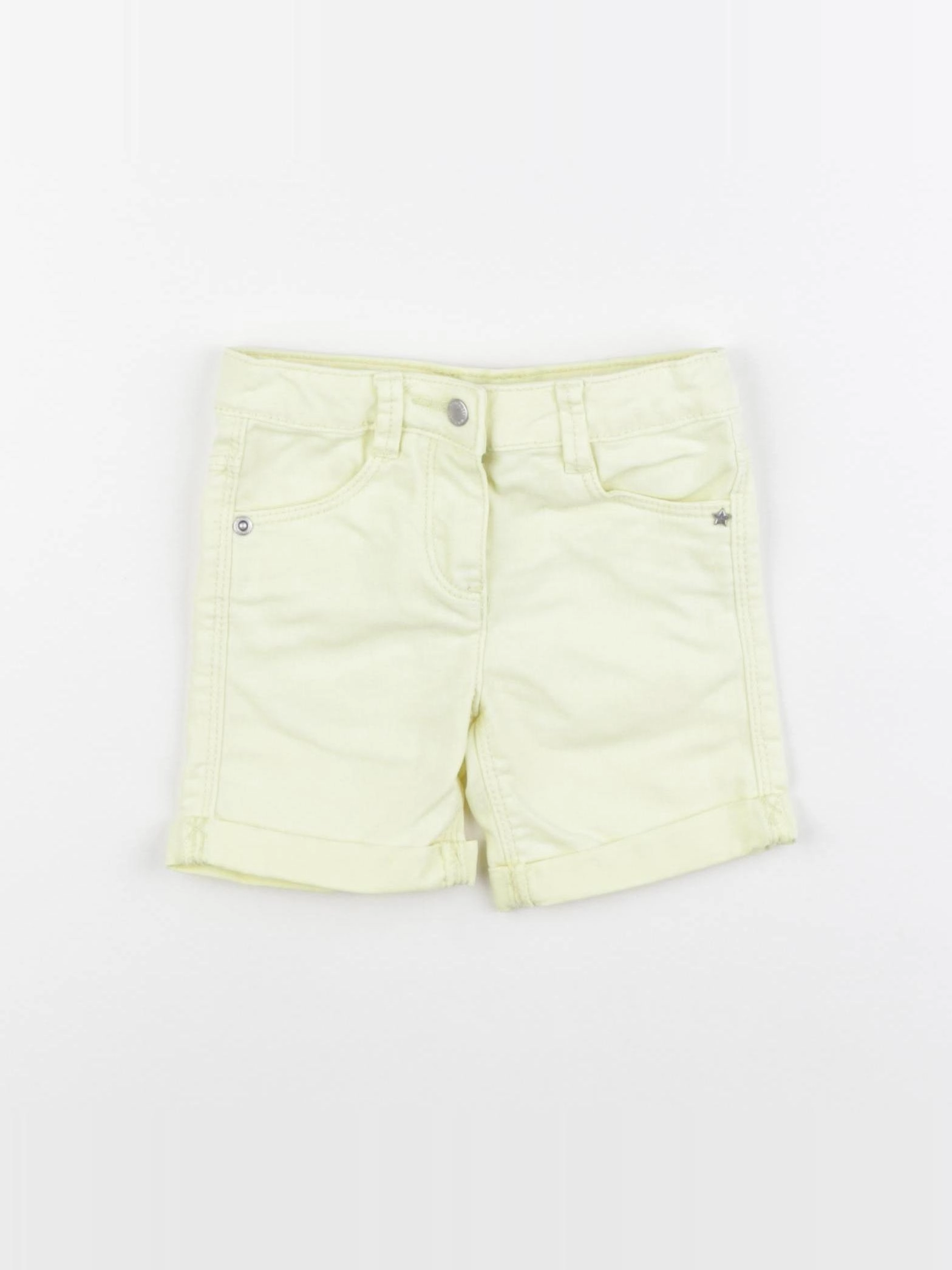 Vertbaudet - short jaune - 2 ans