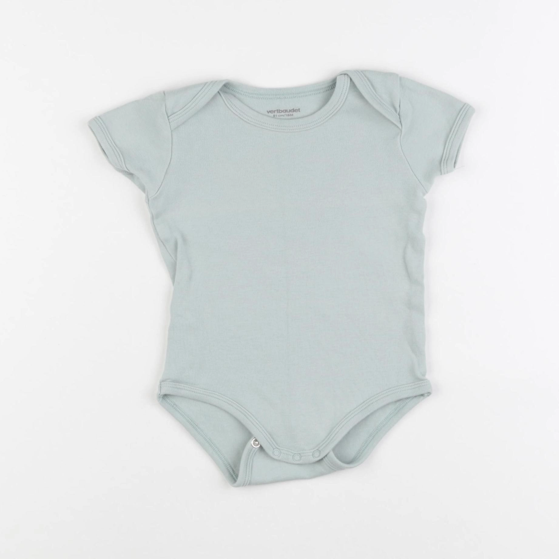 Vertbaudet - body bleu - 18 mois