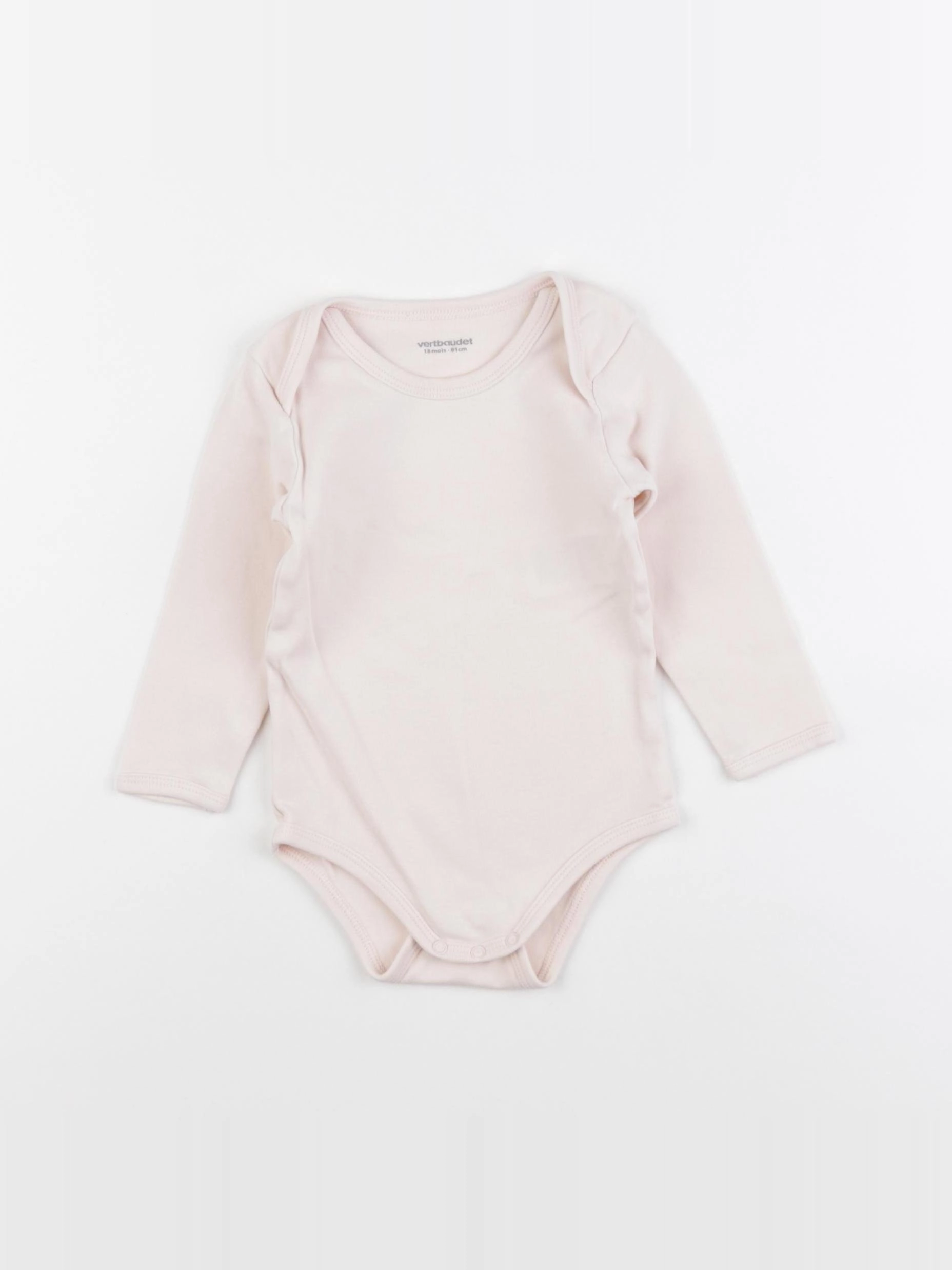 Vertbaudet - body rose - 18 mois