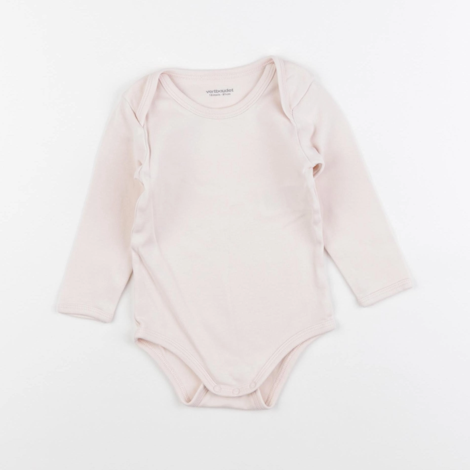 Vertbaudet - body rose - 18 mois