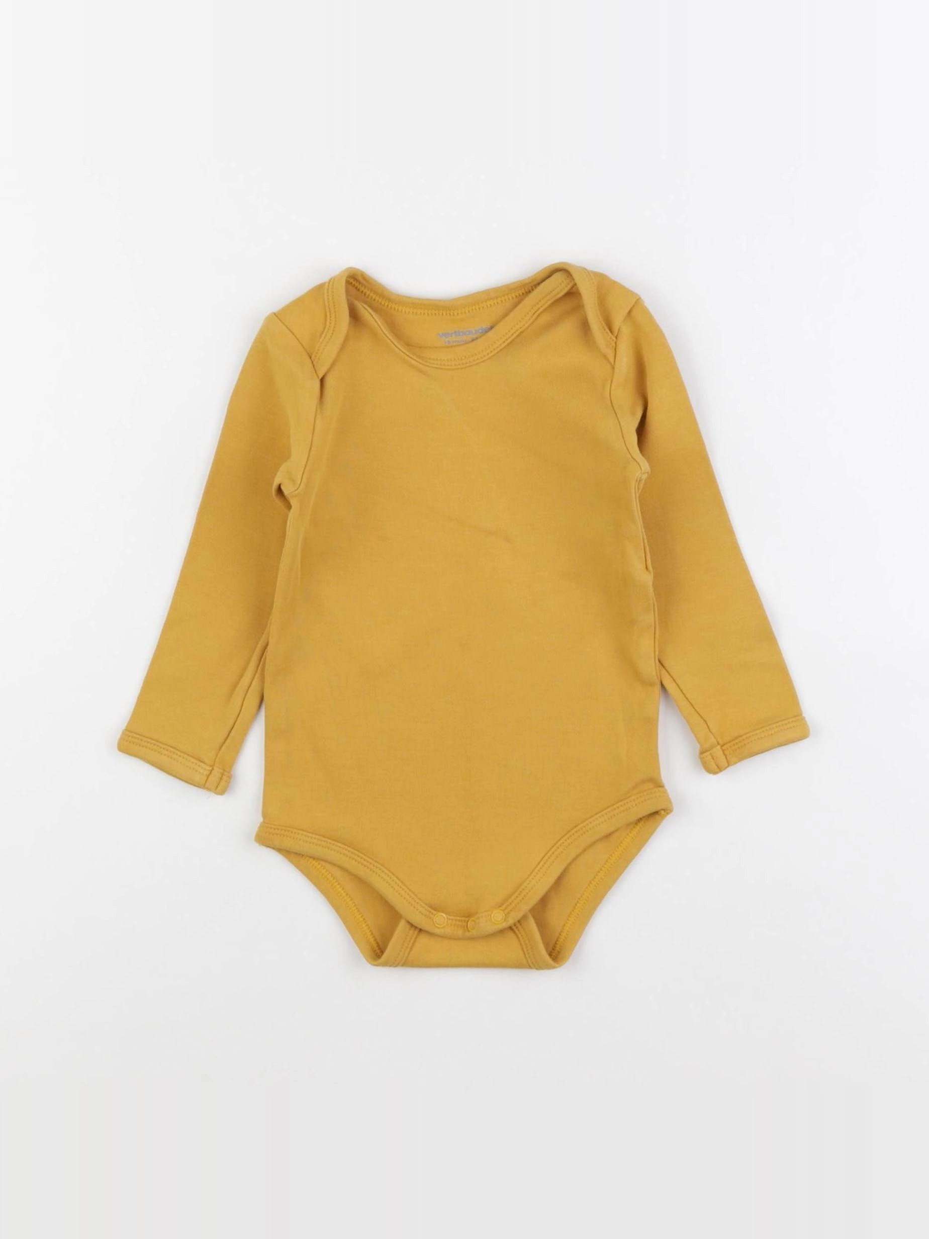 Vertbaudet - body jaune - 18 mois