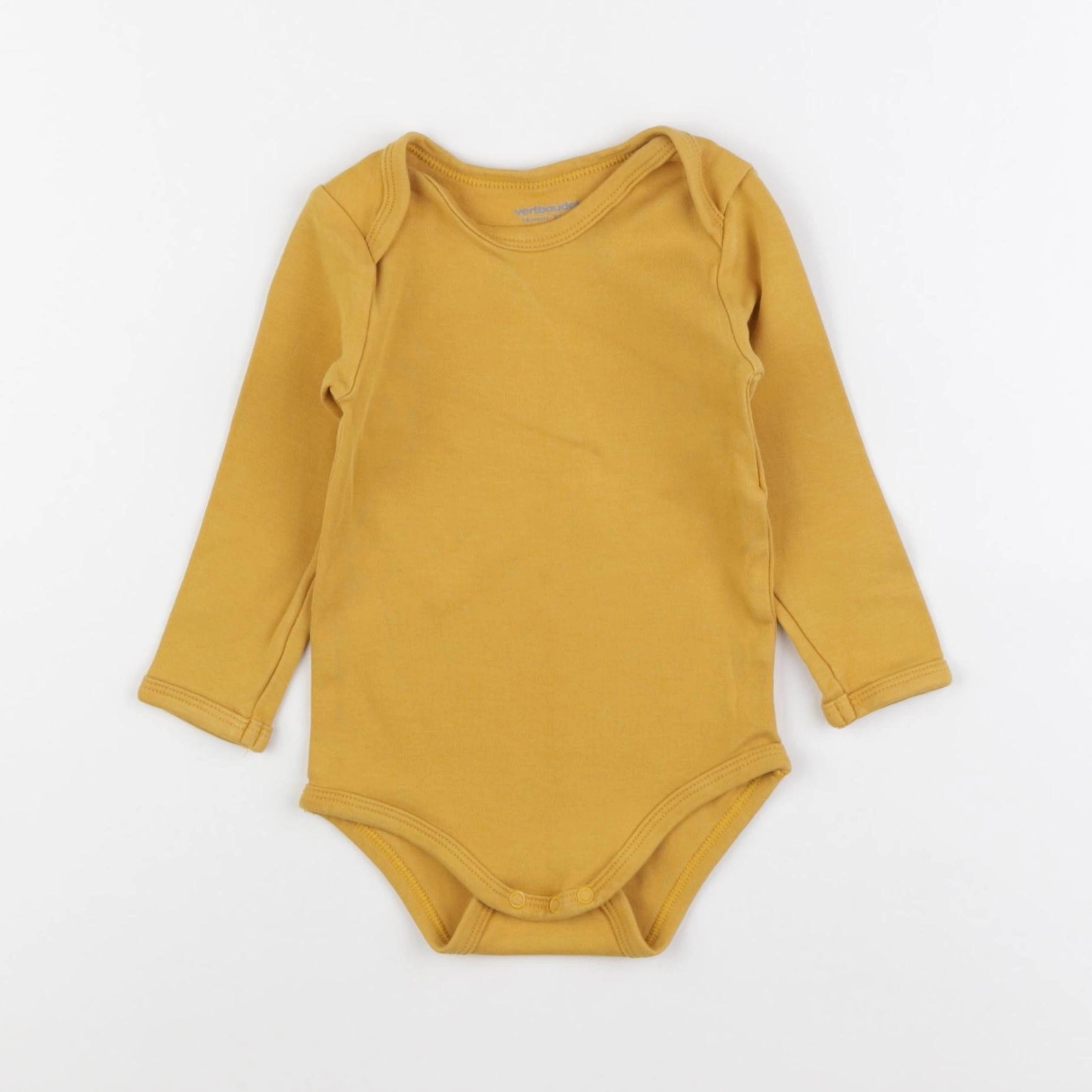 Vertbaudet - body jaune - 18 mois