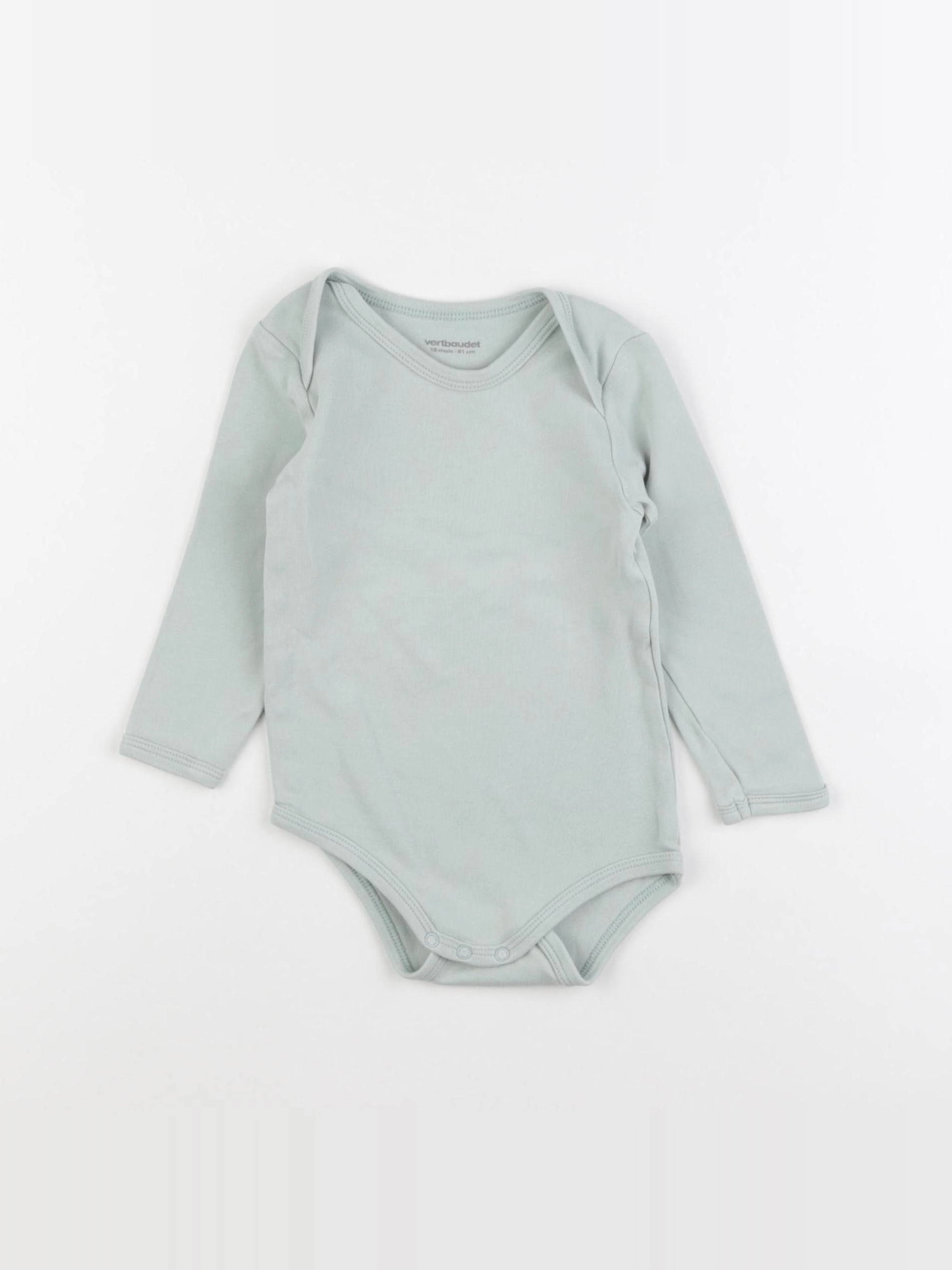 Vertbaudet - body bleu - 18 mois