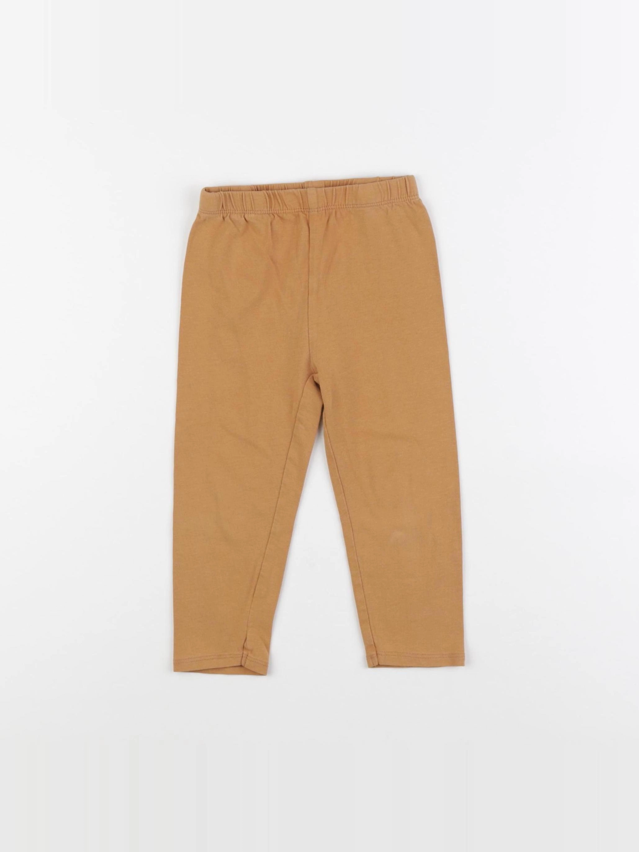 Vertbaudet - legging marron - 24 mois