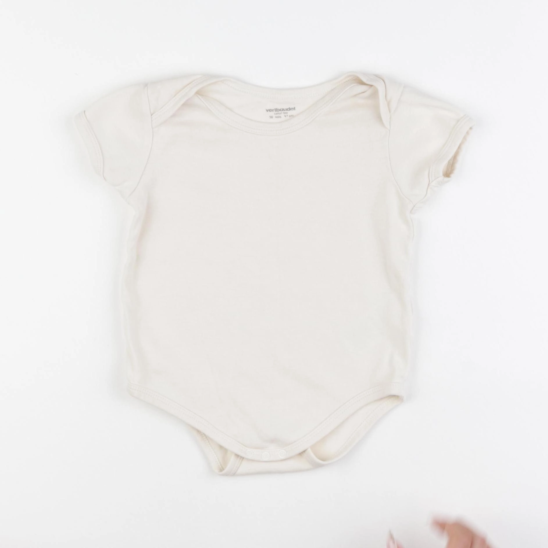 Vertbaudet - body beige - 36 mois
