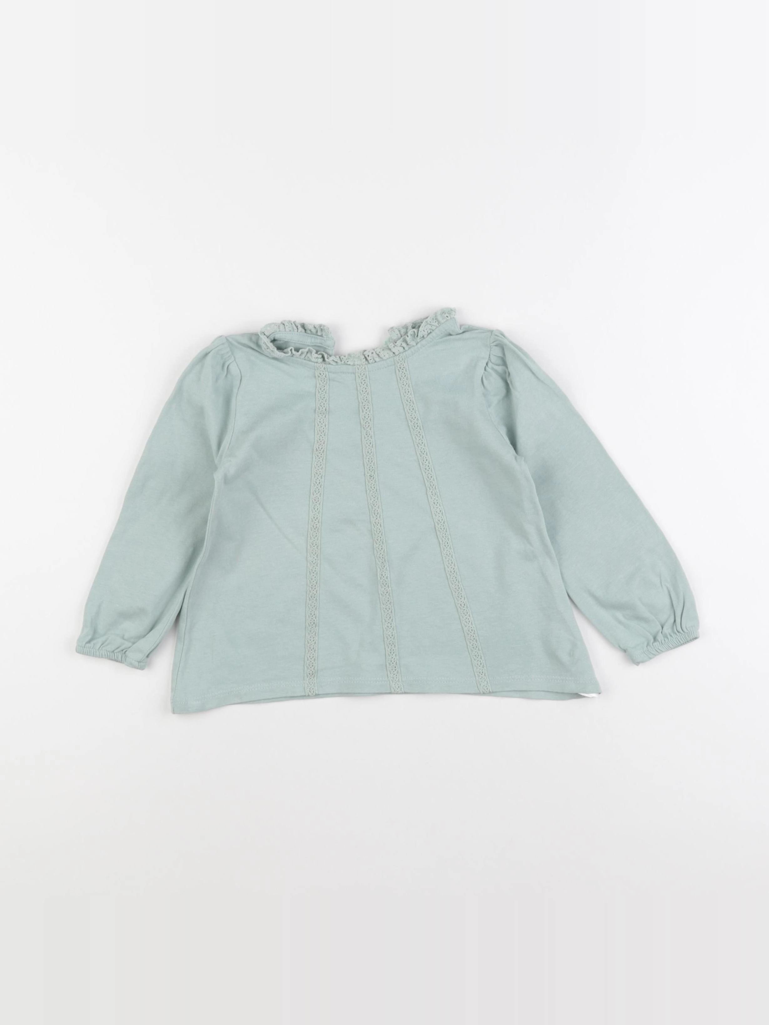 Vertbaudet - tee-shirt bleu - 2 ans